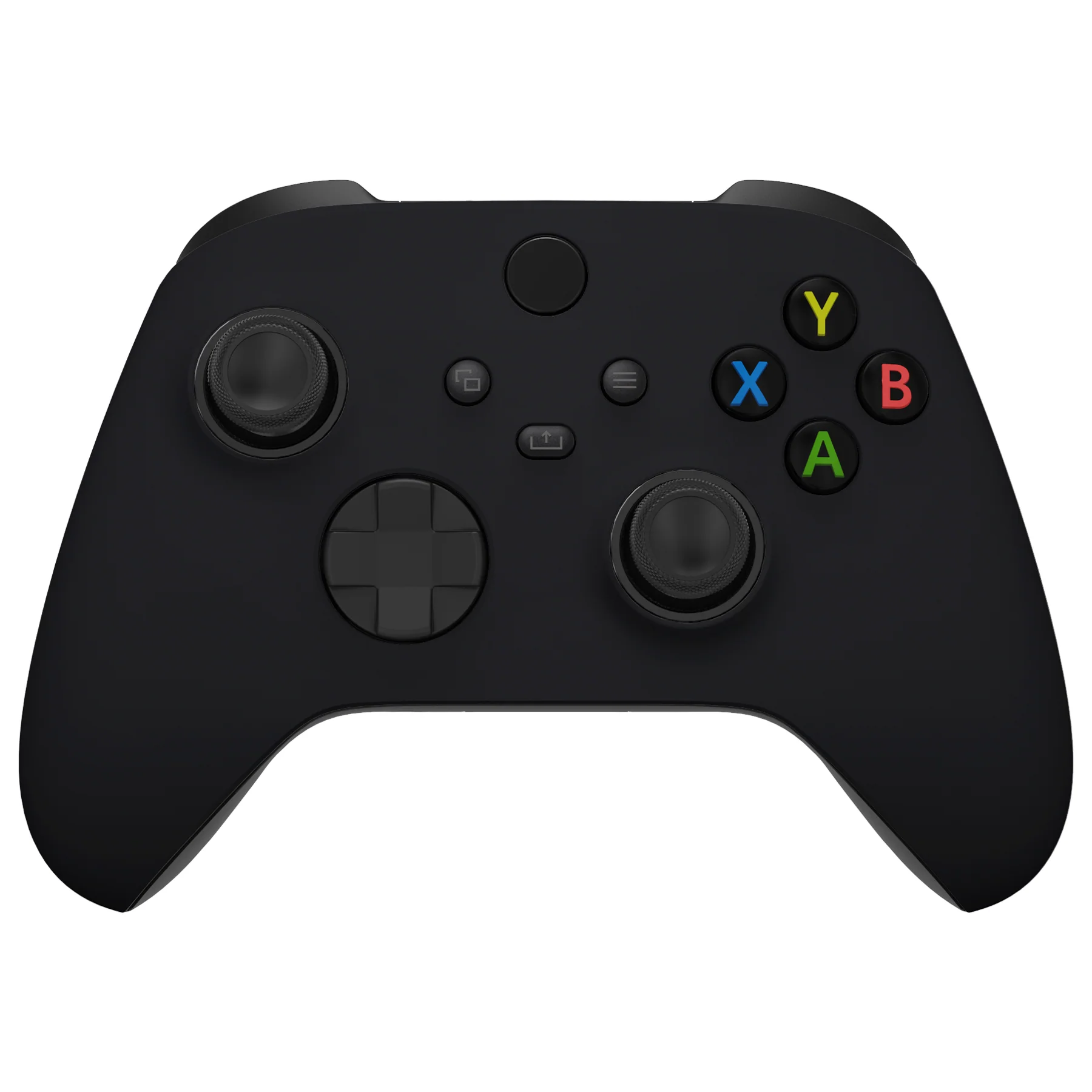 eXtremeRate FaceMag Magnetic Replacement Front Housing Shell with Accent Rings for Xbox Series X/S Controller & Xbox Core Controller Model 1914 - Black - Image 6