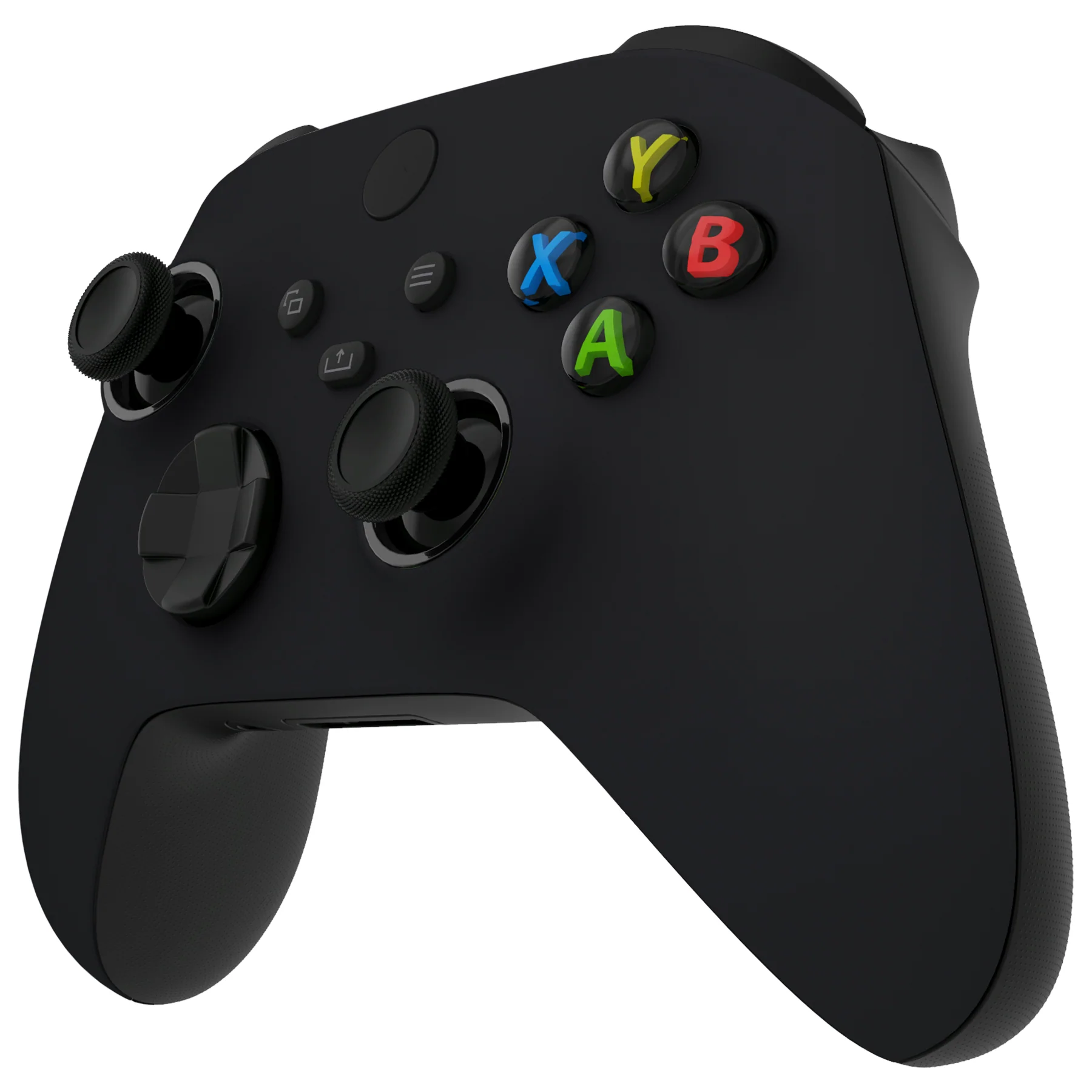 eXtremeRate FaceMag Magnetic Replacement Front Housing Shell with Accent Rings for Xbox Series X/S Controller & Xbox Core Controller Model 1914 - Black - Image 7