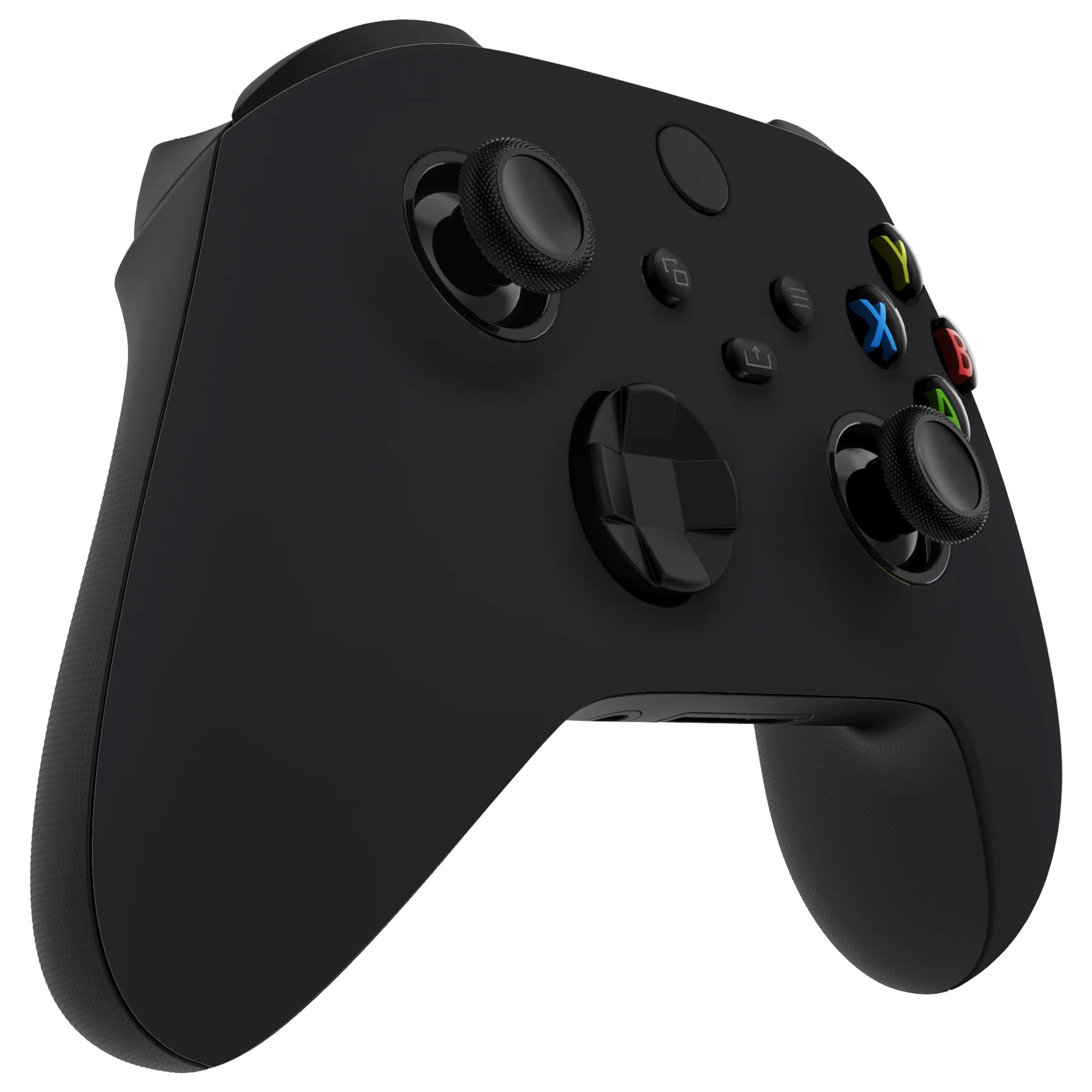 eXtremeRate FaceMag Magnetic Replacement Front Housing Shell with Accent Rings for Xbox Series X/S Controller & Xbox Core Controller Model 1914 - Black - Image 8