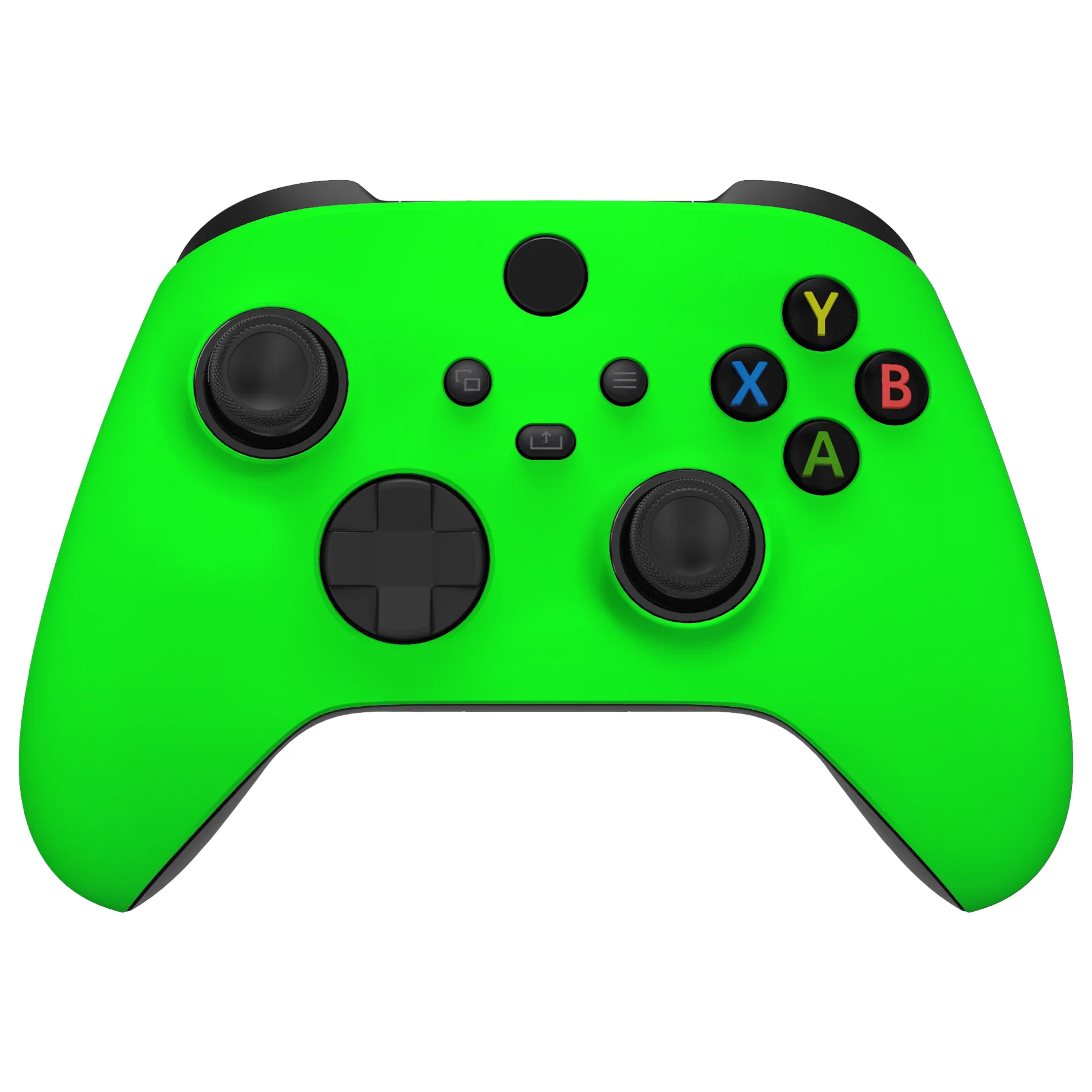 eXtremeRate FaceMag Magnetic Replacement Front Housing Shell with Accent Rings for Xbox Series X/S Controller & Xbox Core Controller Model 1914 - Neon Green - Image 6
