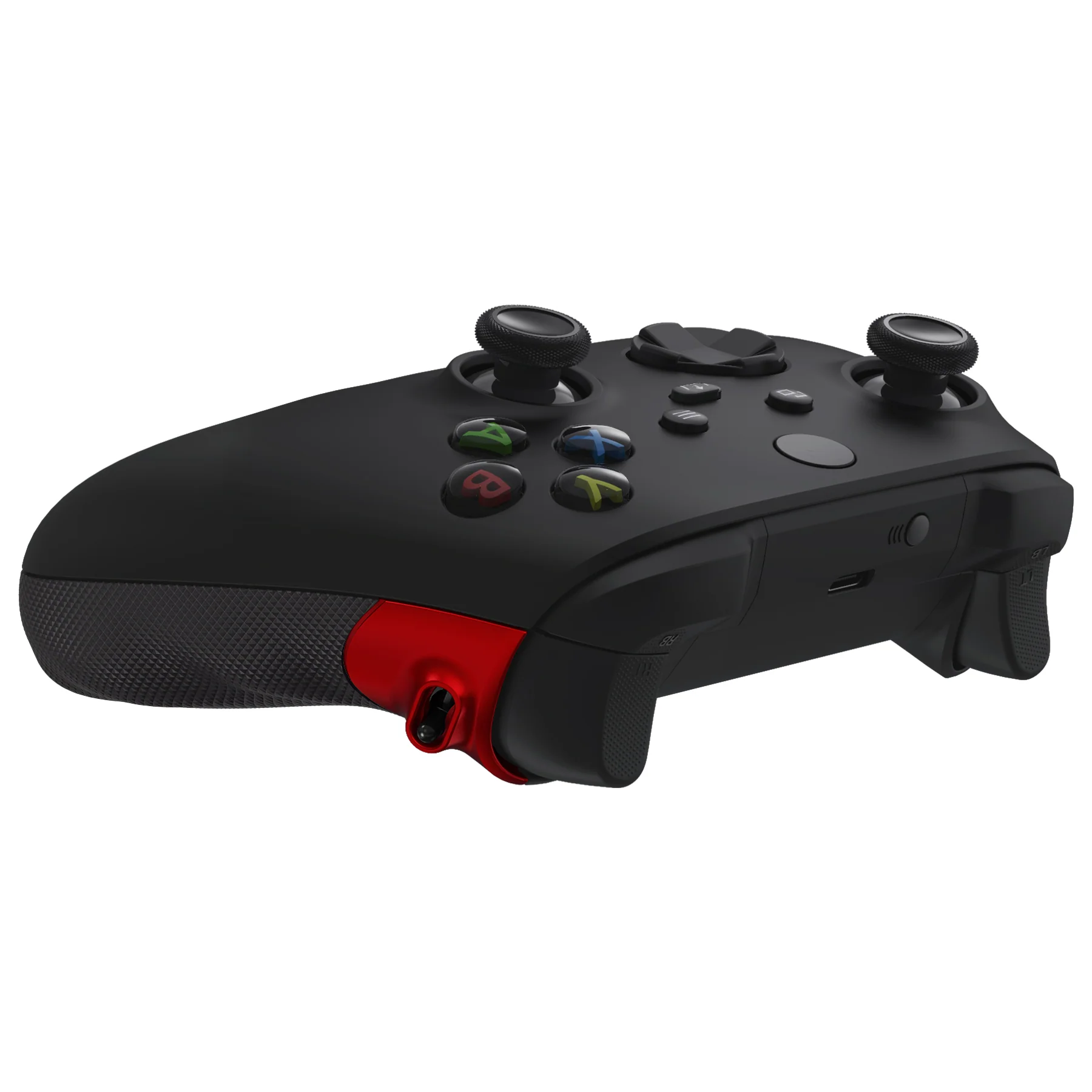 eXtremeRate FLEXOR Rubberized Side Rails Grips Trigger Stop Kit for Xbox Series X/S Controller & Xbox Core Controller - Scarlet Red - Image 10