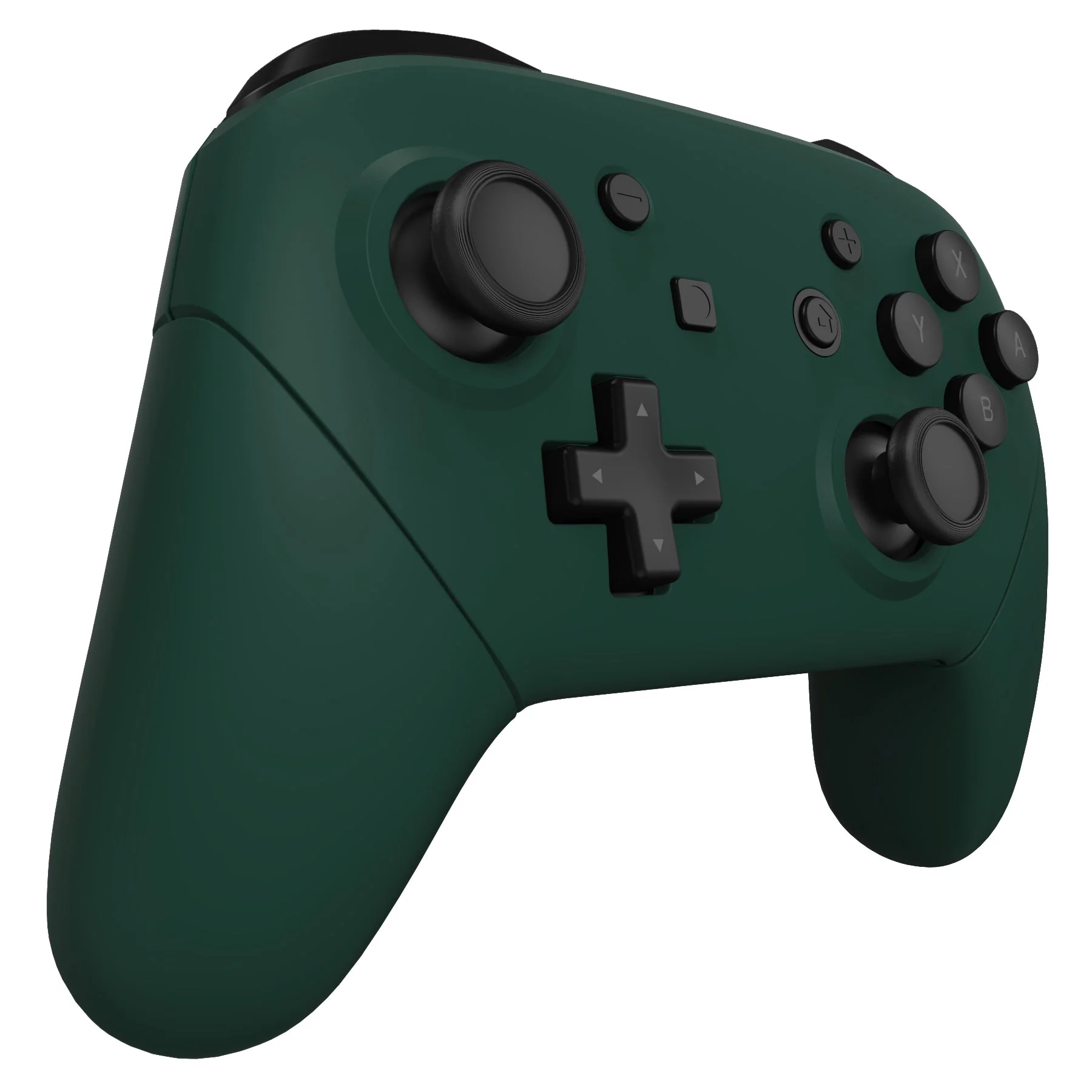 eXtremeRate Replacement Full Set Shell Faceplate Backplate Handles for Nintendo Switch Pro - Forest Green - Image 5