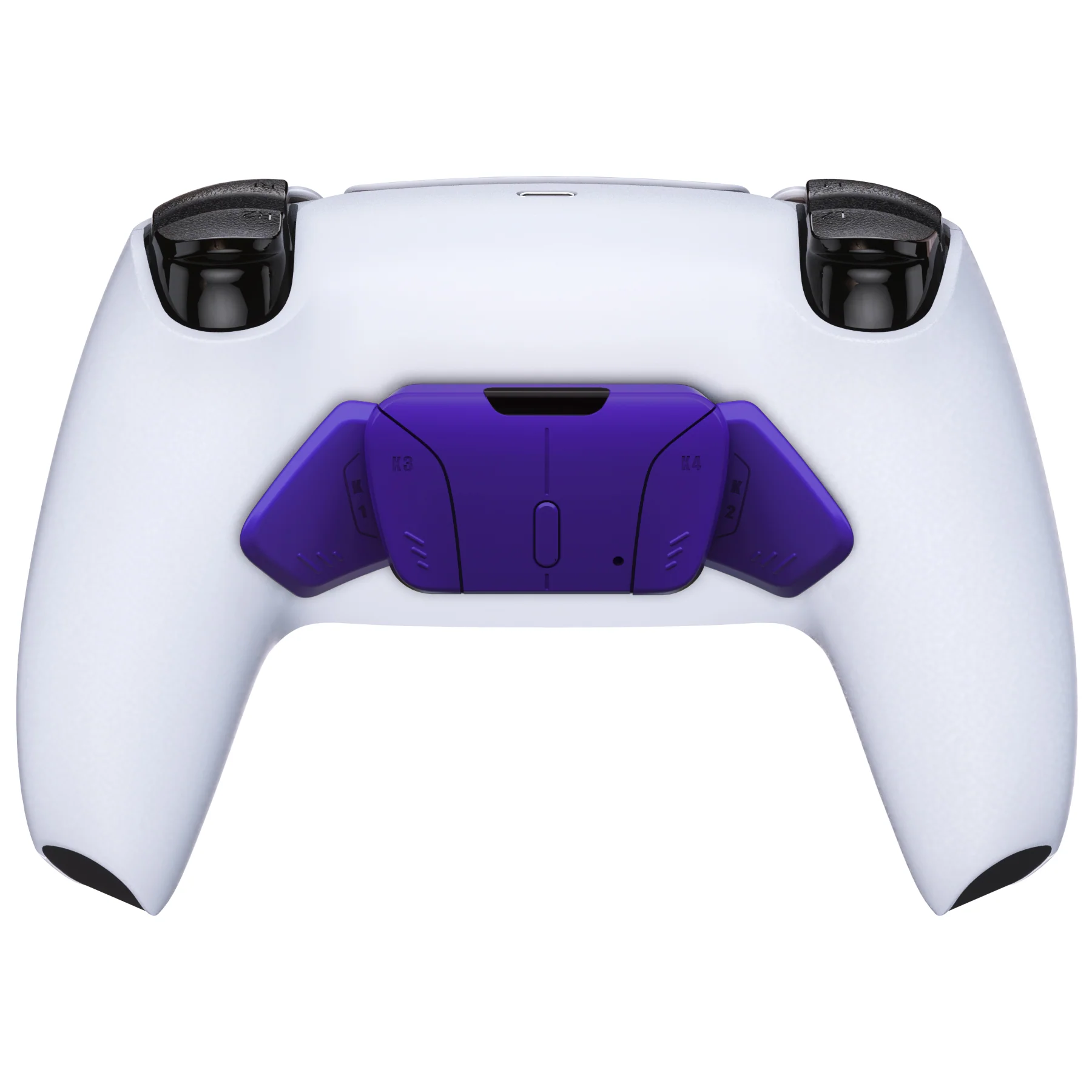 eXtremeRate Replacement Redesigned K1 K2 K3 K4 Back Buttons Housing Shell for eXtremeRate RISE4 Remap Kit, Compatible with PS5 Controller - Galactic Purple - Image 4