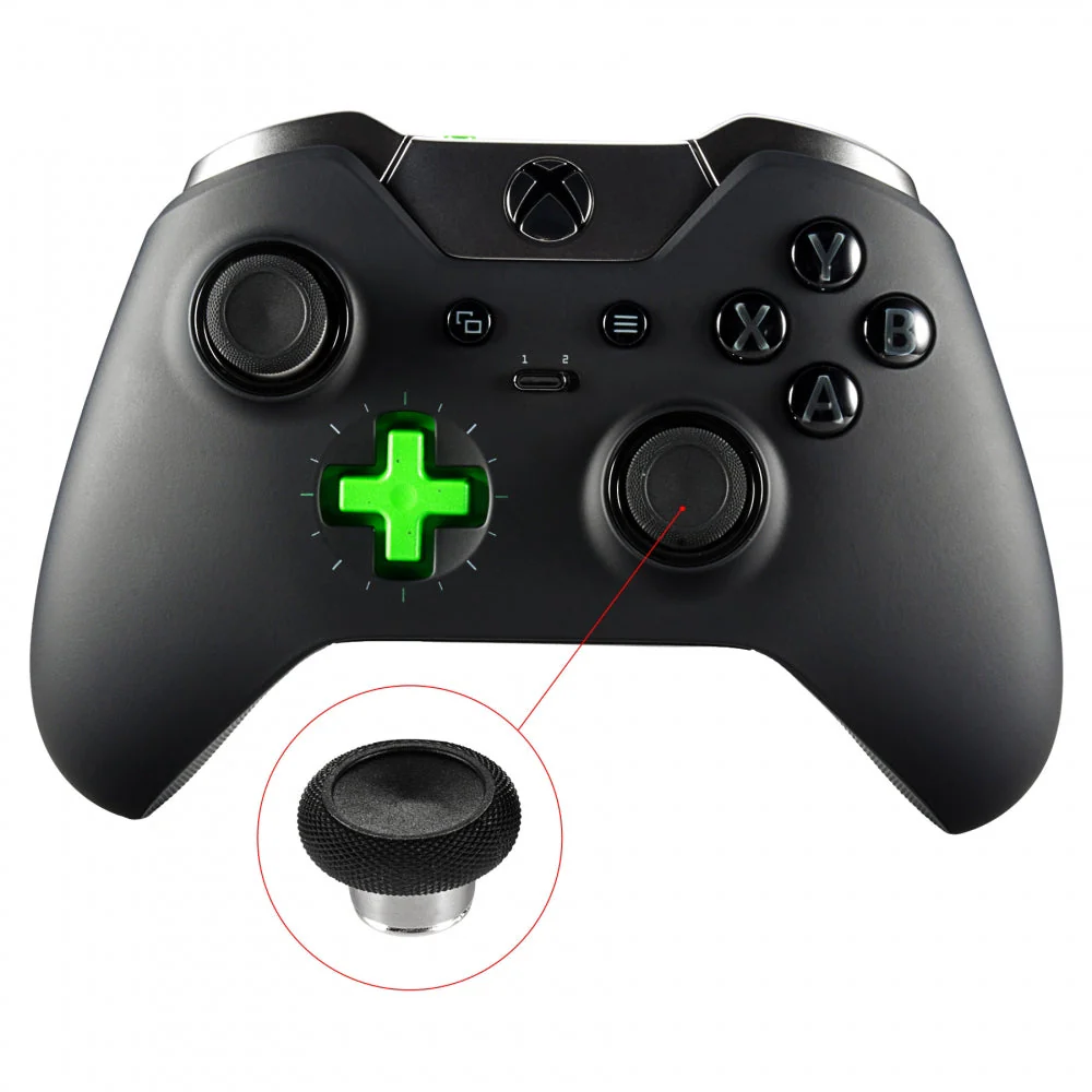 eXtremeRate 8 in 1 Metal Magnetic Thumbsticks Analog Joysticks for Xbox One & Xbox One Elite & Xbox One X/S & Xbox Series X/S & PS4 Slim Pro Controller - Black - Image 5