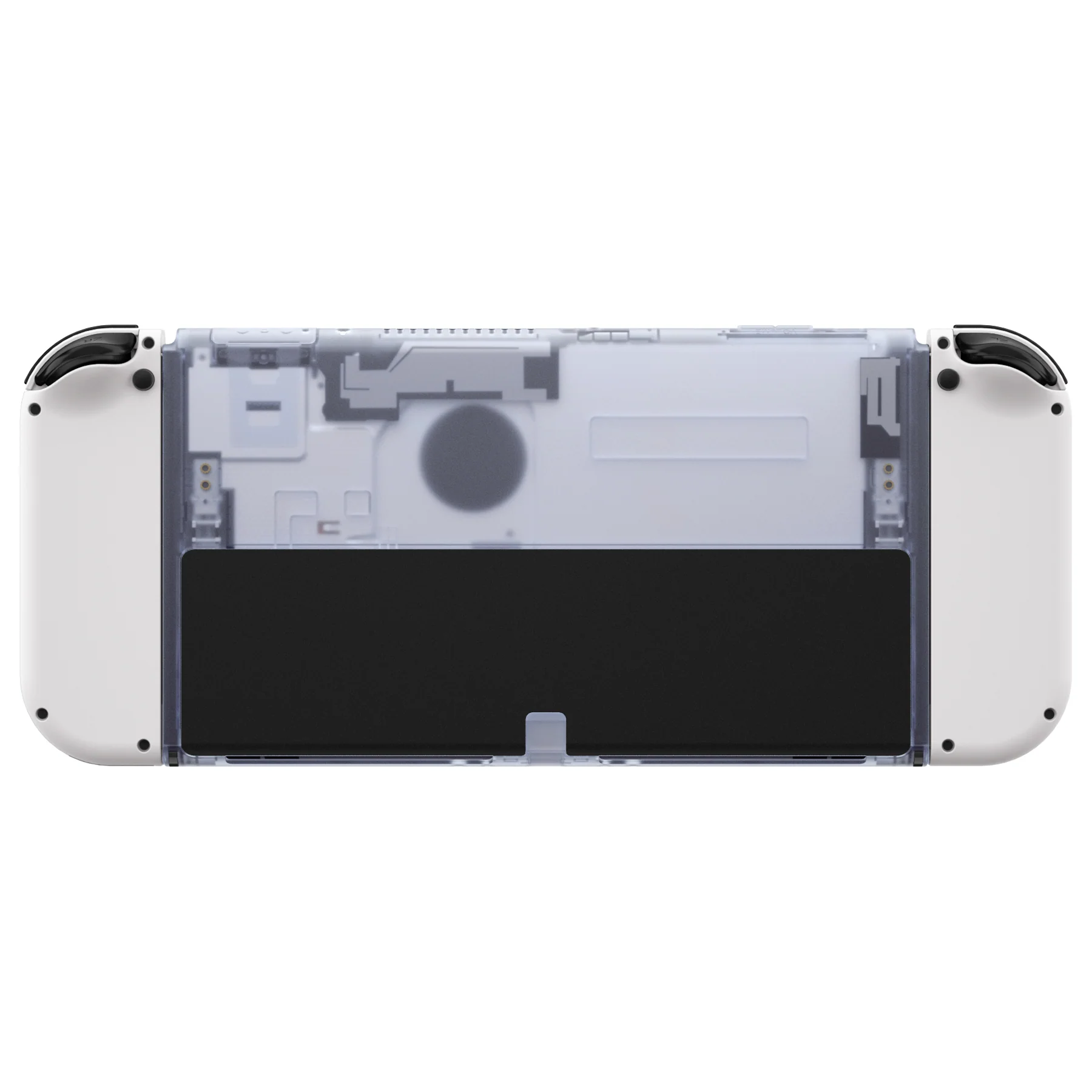 eXtremeRate Replacement Back Plate for Nintendo Switch OLED Console - Clear Glacier Blue - Image 7
