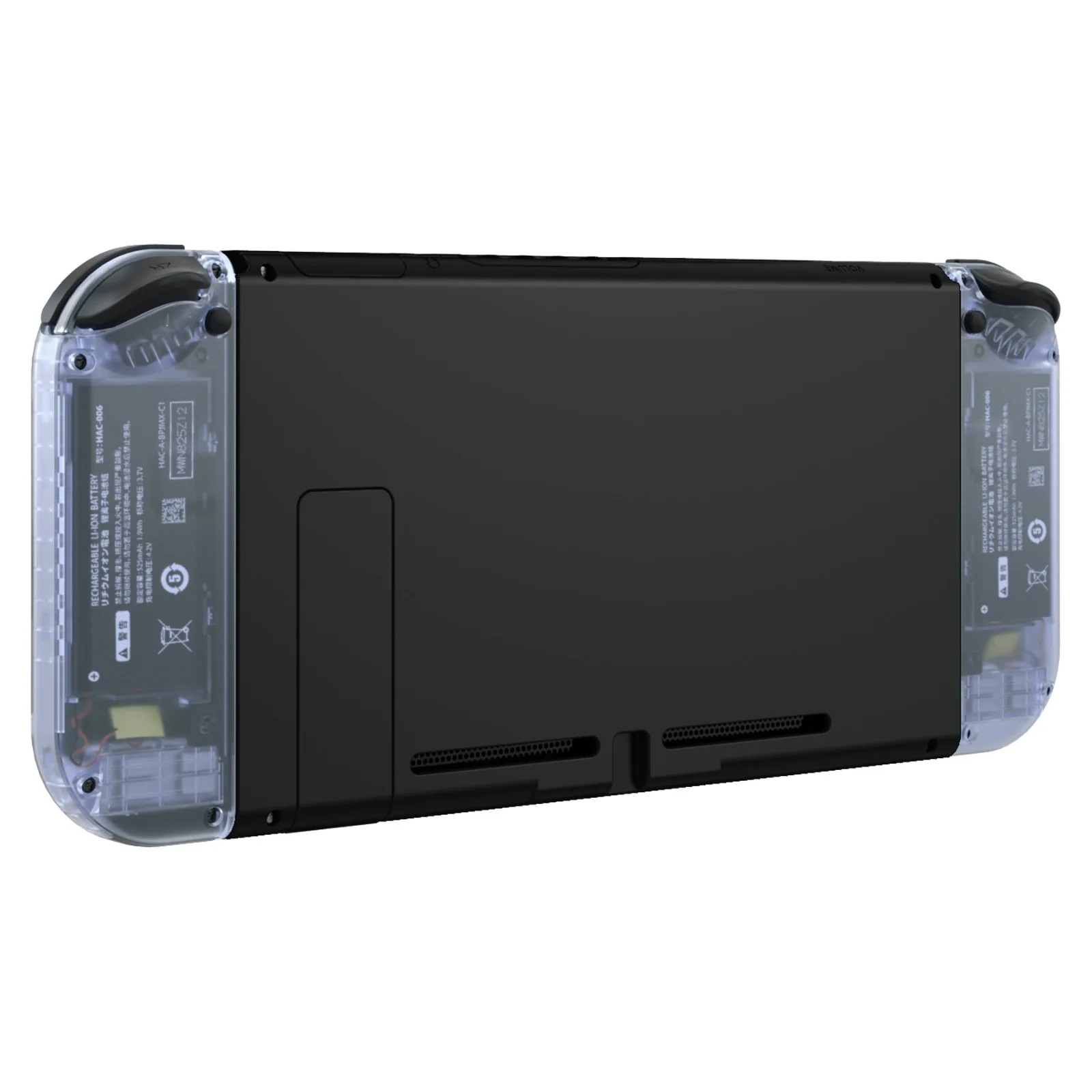 eXtremeRate Dpad Version Replacement Full Set Shell Case with Buttons for Joycon of NS Switch - Clear Glacier Blue - Image 7