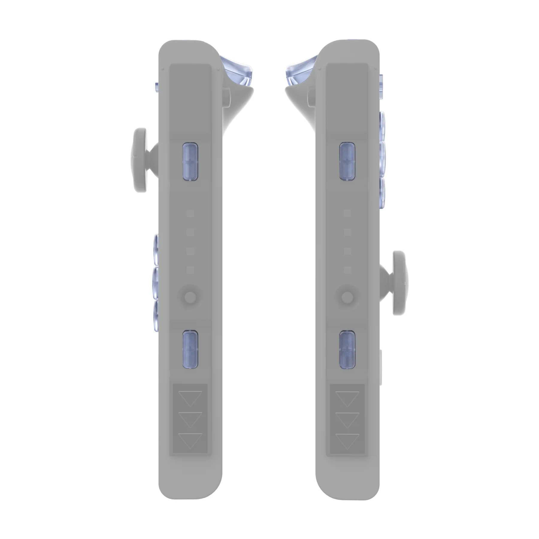 eXtremeRate Replacement Full Set Buttons for Joycon of NS Switch - Clear Glacier Blue - Image 6