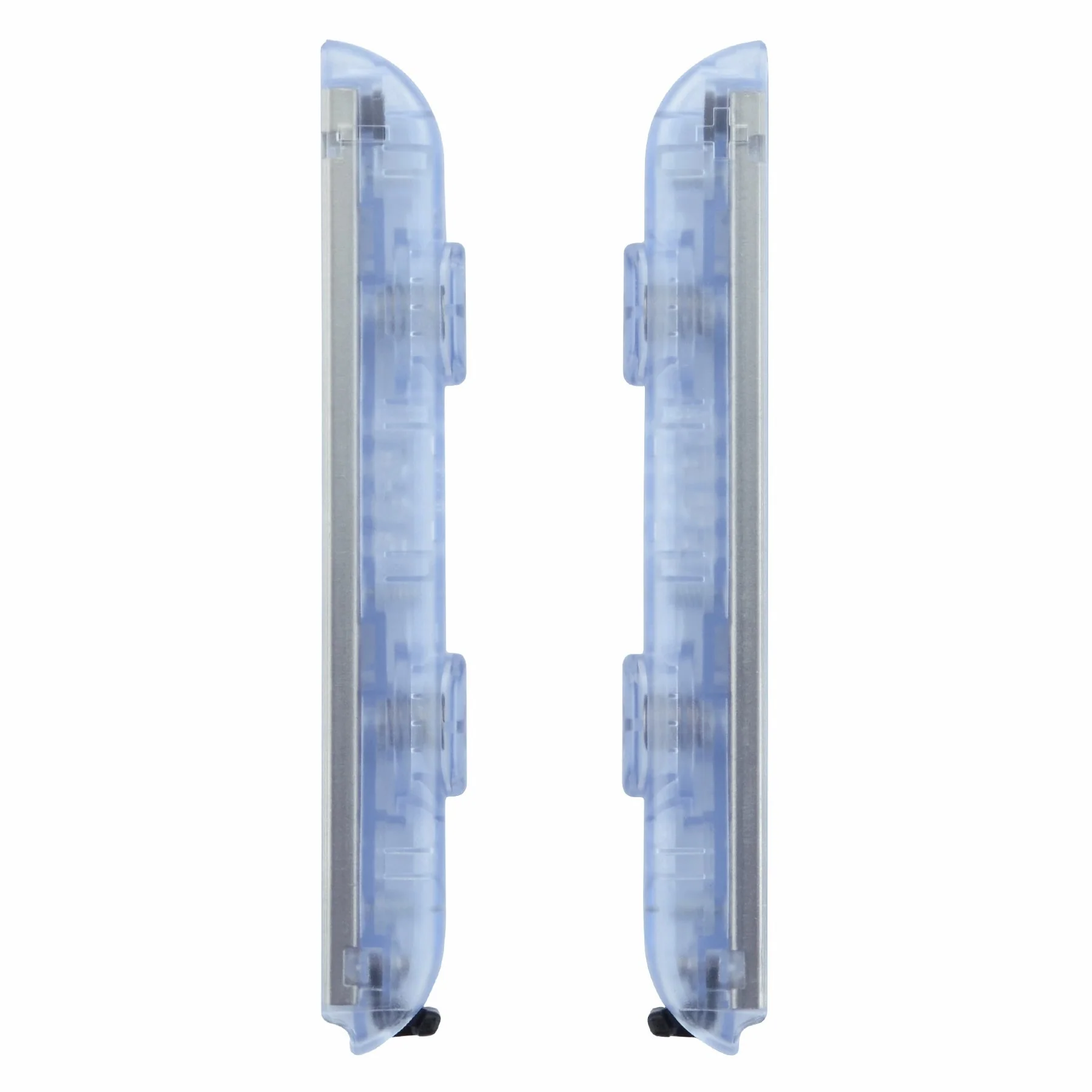 eXtremeRate 2 Pack Custom Replacement shell for Joycon Strap of NS Switch - Clear Glacier Blue - Image 7