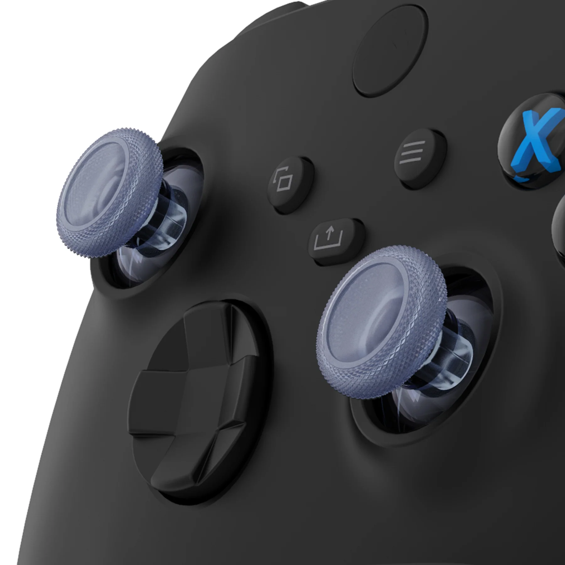 eXtremeRate Replacement Thumbsticks for Xbox Series X/S Controller & Xbox One X/S Controller & Xbox One Standard Controller & Xbox One Elite Controller - Clear Glacier Blue - Image 3