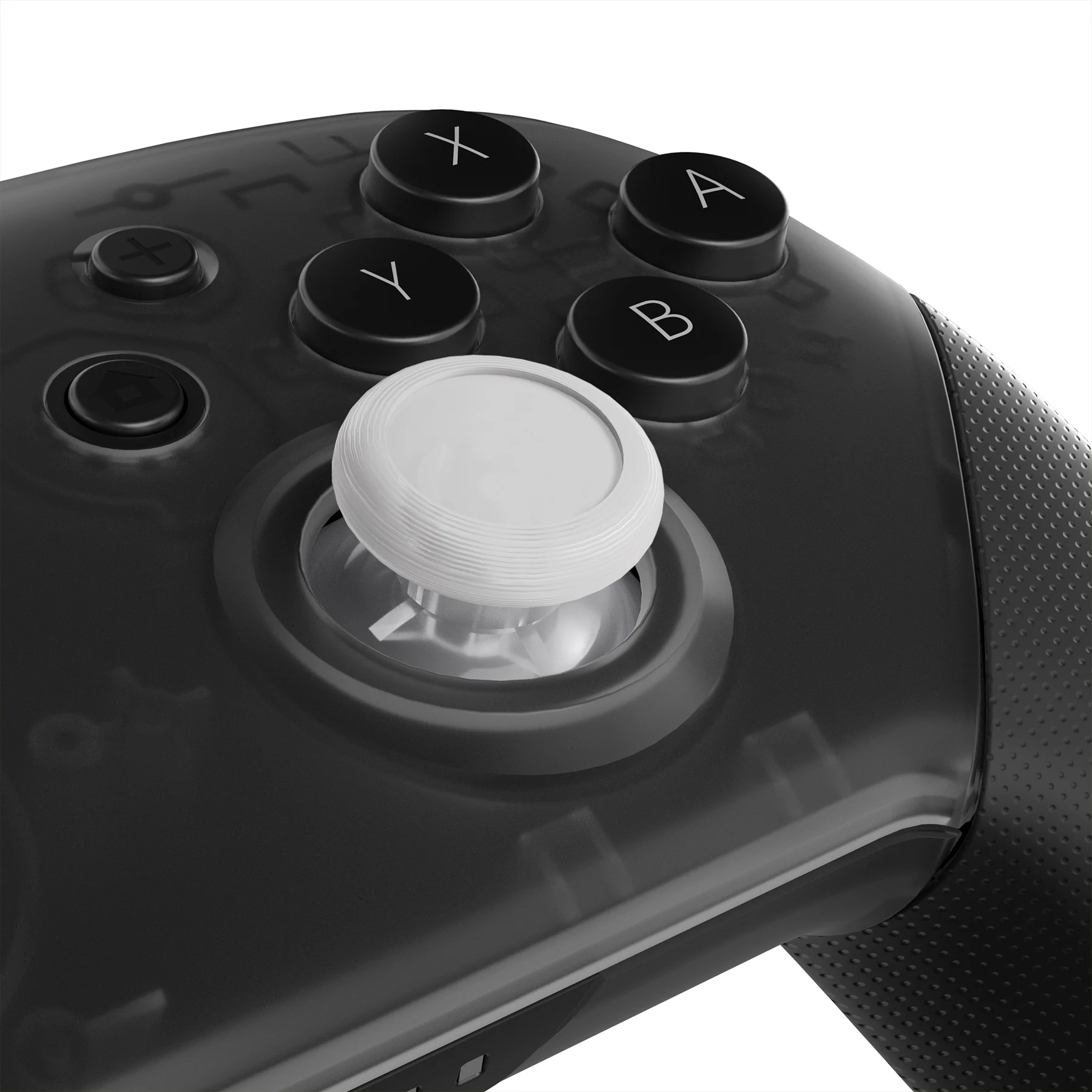 eXtremeRate Replacement 3D Joystick Thumbsticks for Nintendo Switch Pro Controller - Glow in Dark - Green - Image 2