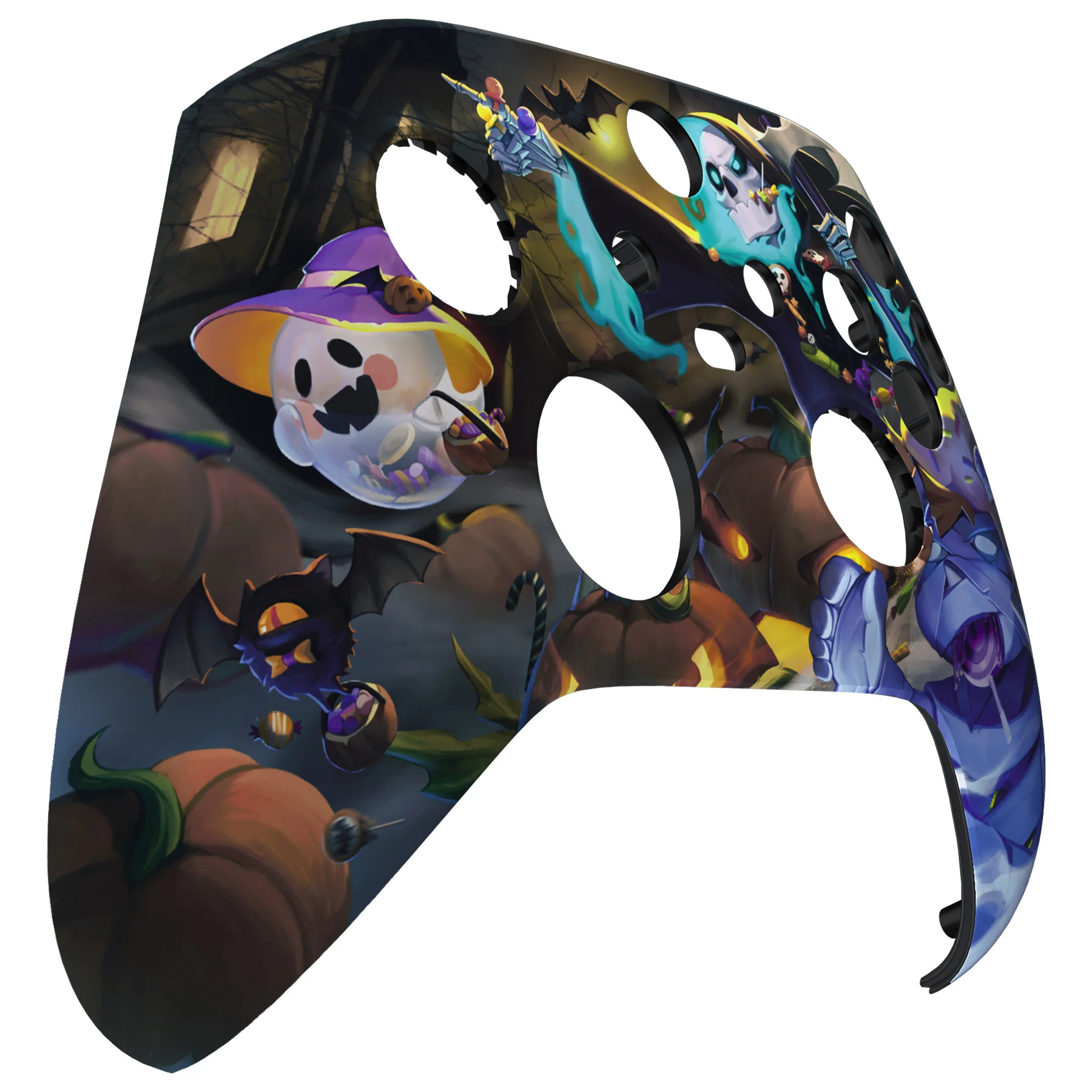 eXtremeRate Replacement Front Housing Shell for Xbox Series X & S Controller - Glow in Dark - Halloween Candy Night - Image 11