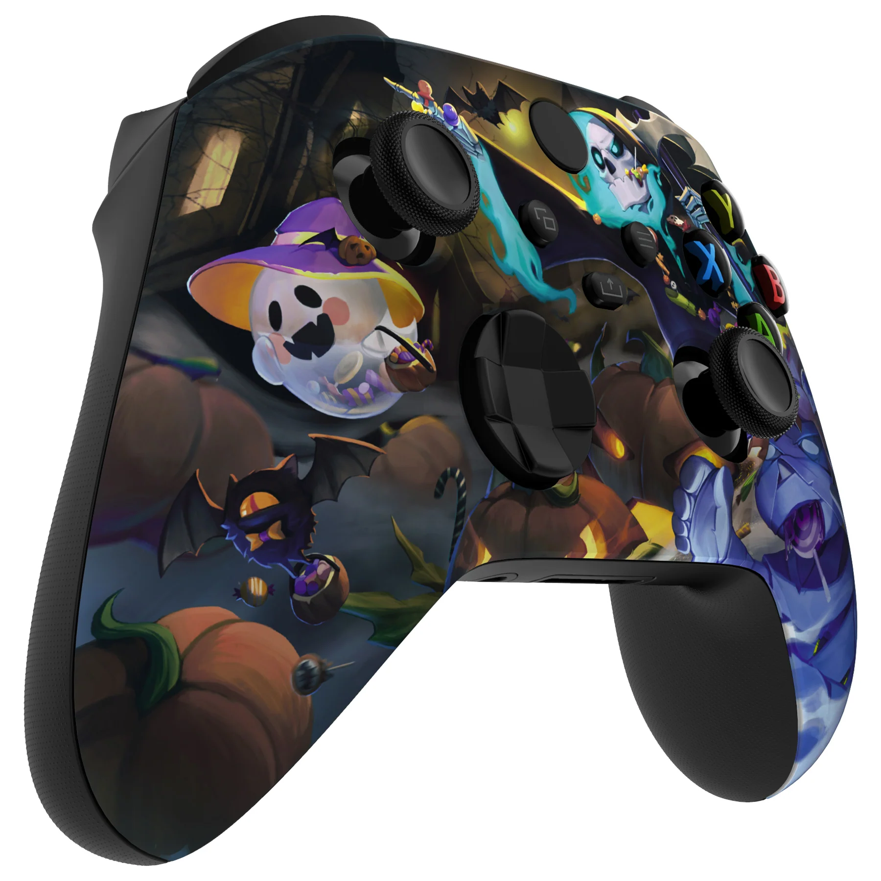 eXtremeRate Replacement Front Housing Shell for Xbox Series X & S Controller - Glow in Dark - Halloween Candy Night - Image 7