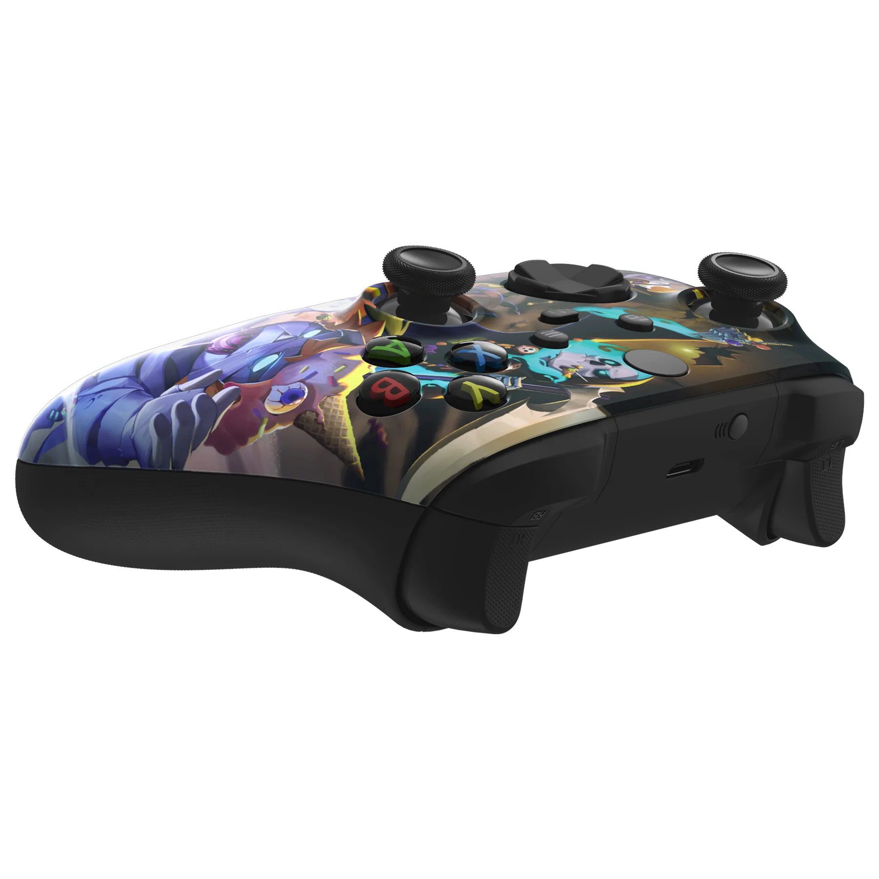 eXtremeRate Replacement Front Housing Shell for Xbox Series X & S Controller - Glow in Dark - Halloween Candy Night - Image 8