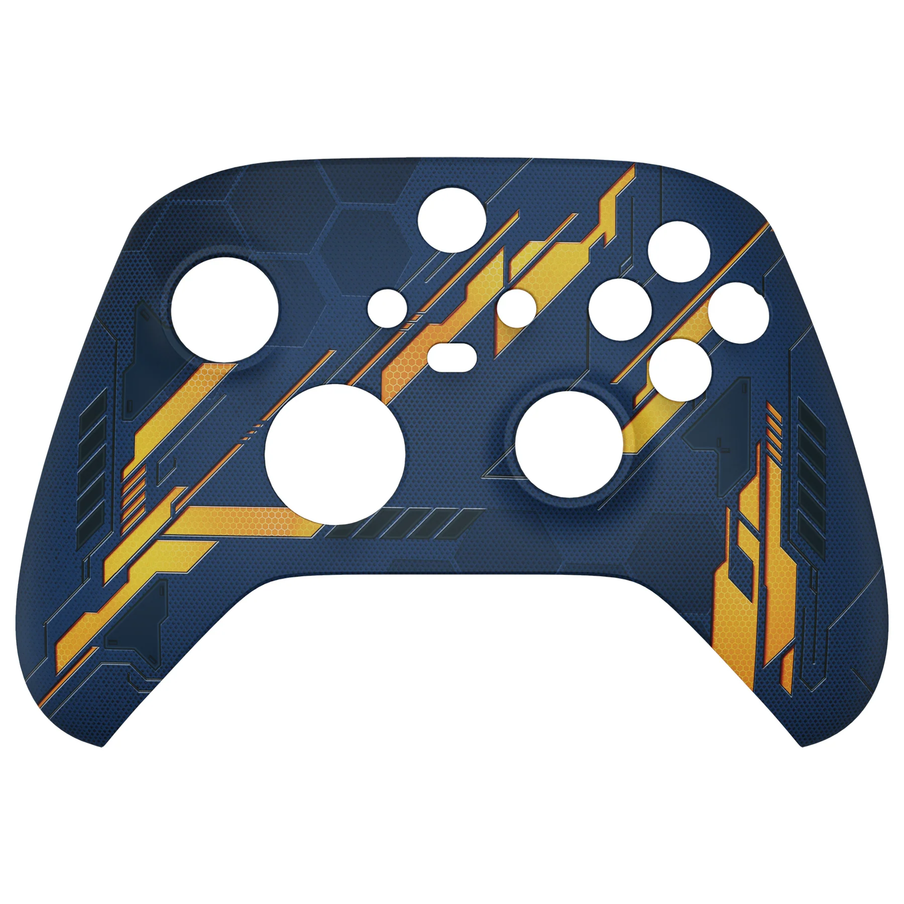 eXtremeRate Replacement Front Housing Shell for Xbox Series X & S Controller - Glow in Dark Orange Mecha - Image 10