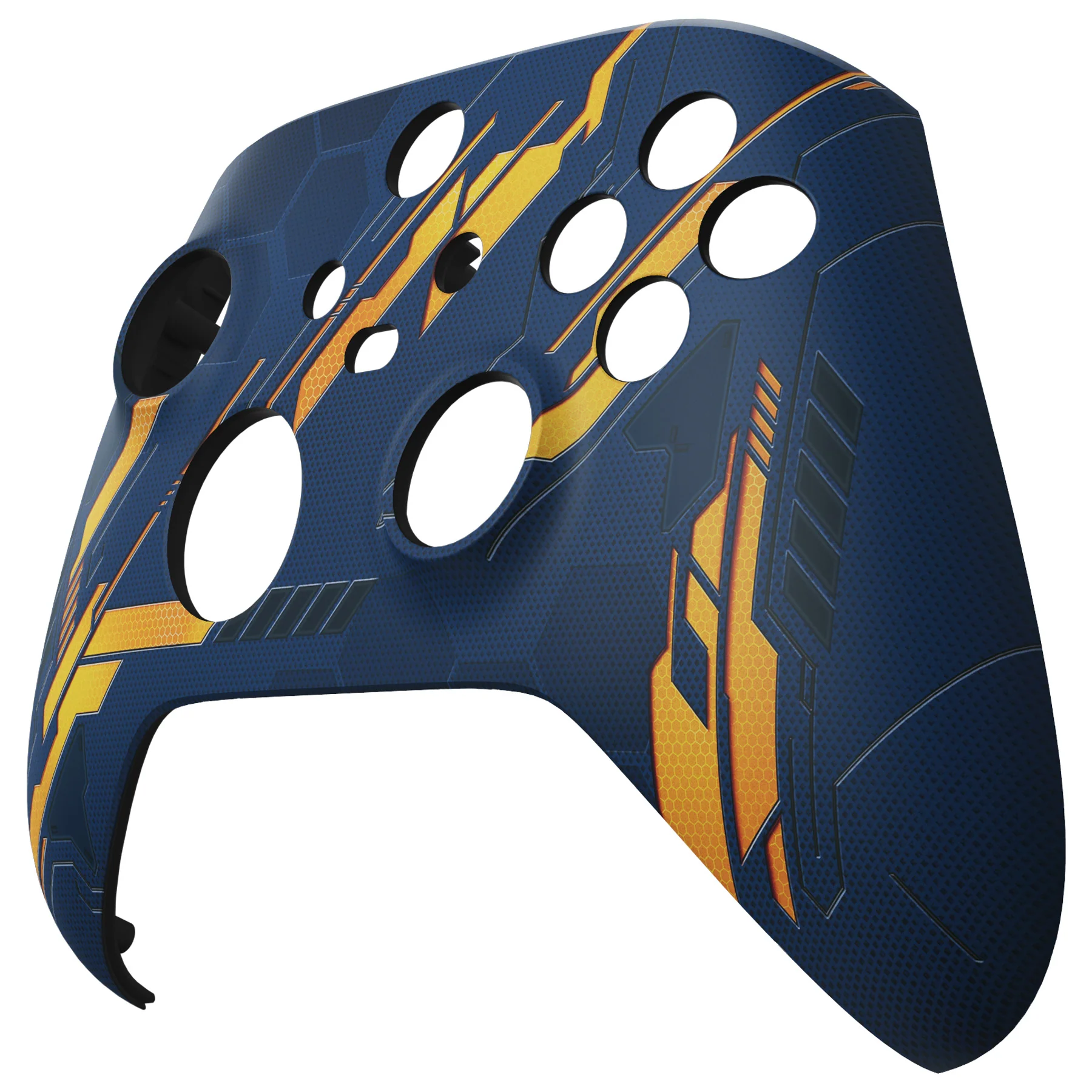 eXtremeRate Replacement Front Housing Shell for Xbox Series X & S Controller - Glow in Dark Orange Mecha - Image 11