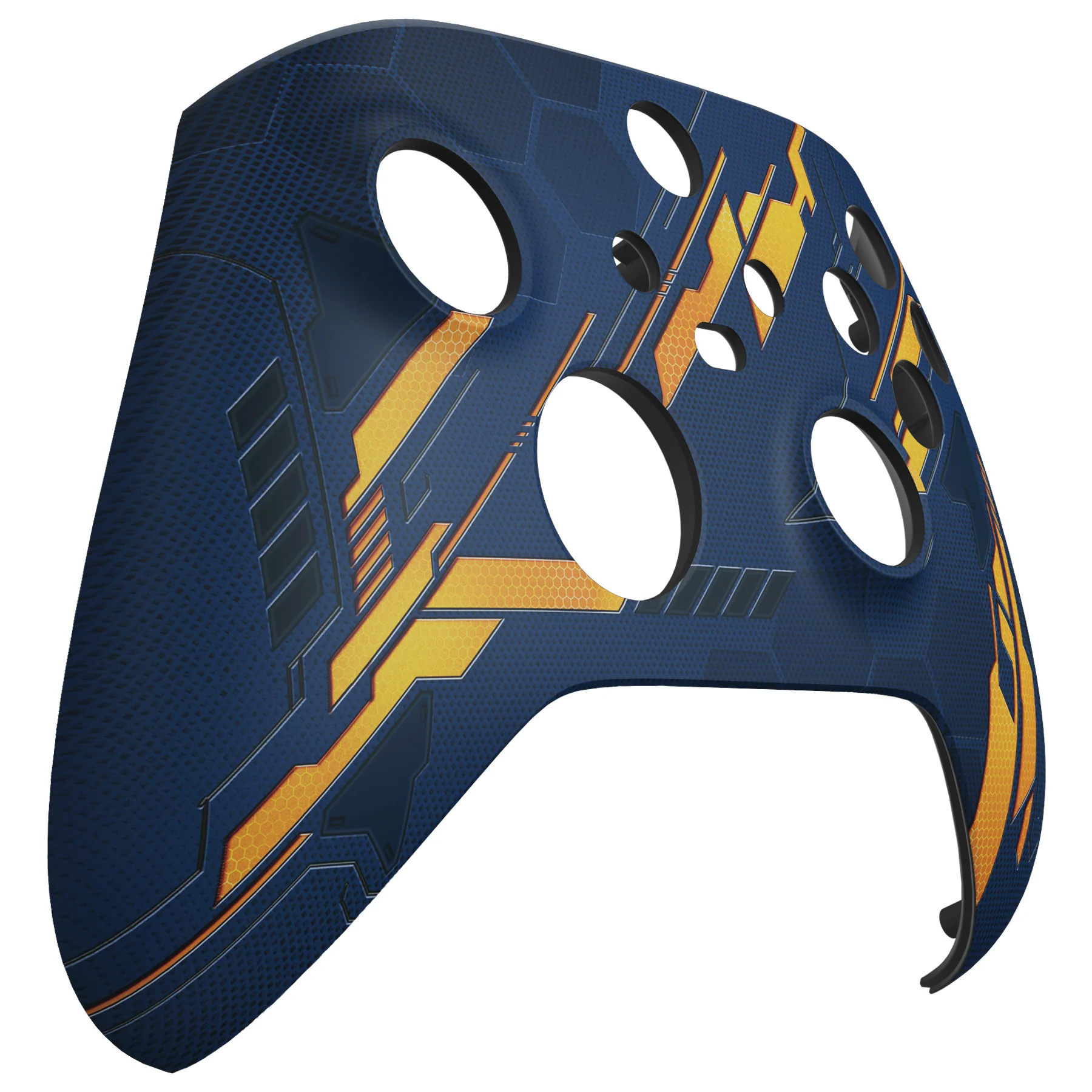 eXtremeRate Replacement Front Housing Shell for Xbox Series X & S Controller - Glow in Dark Orange Mecha - Image 12
