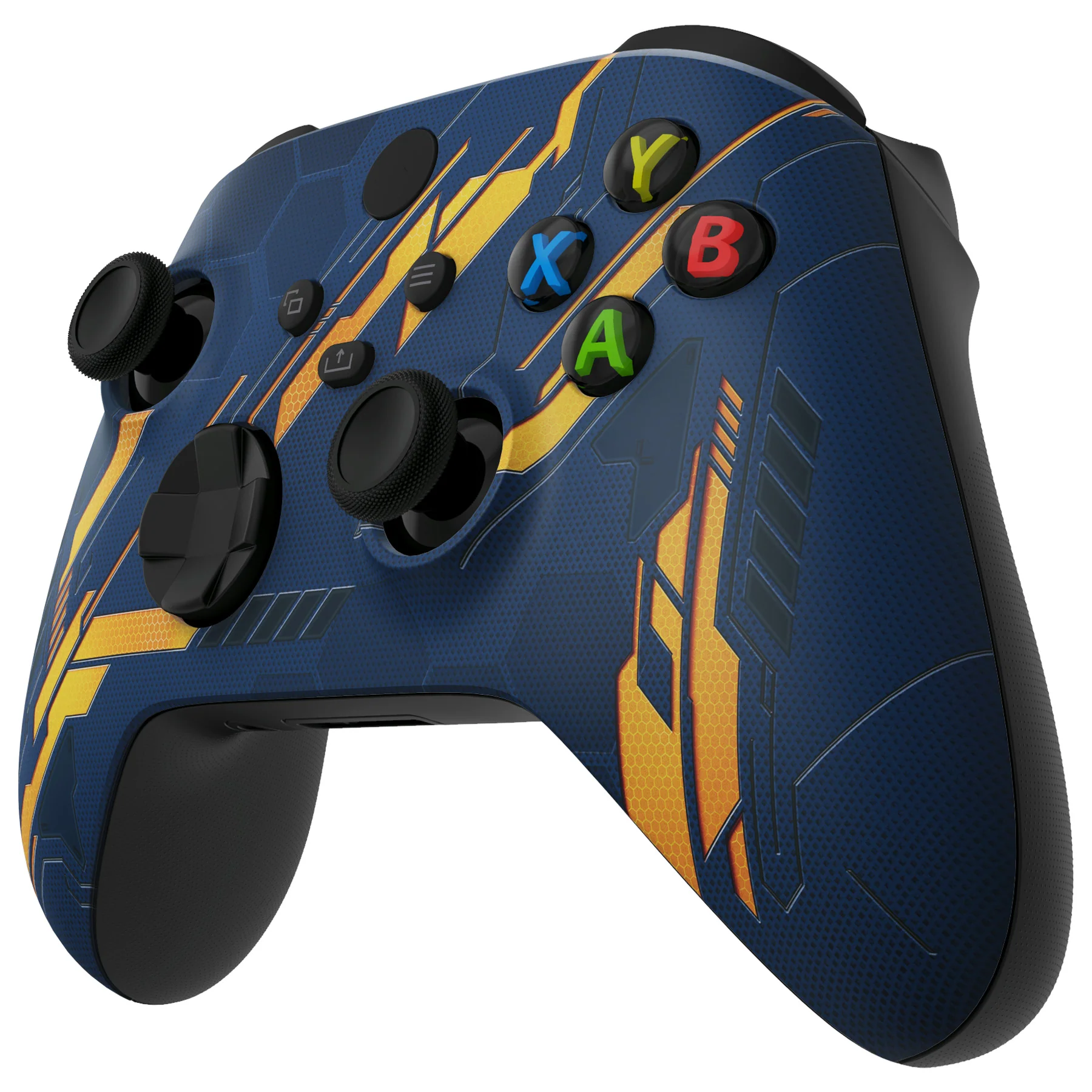 eXtremeRate Replacement Front Housing Shell for Xbox Series X & S Controller - Glow in Dark Orange Mecha - Image 5
