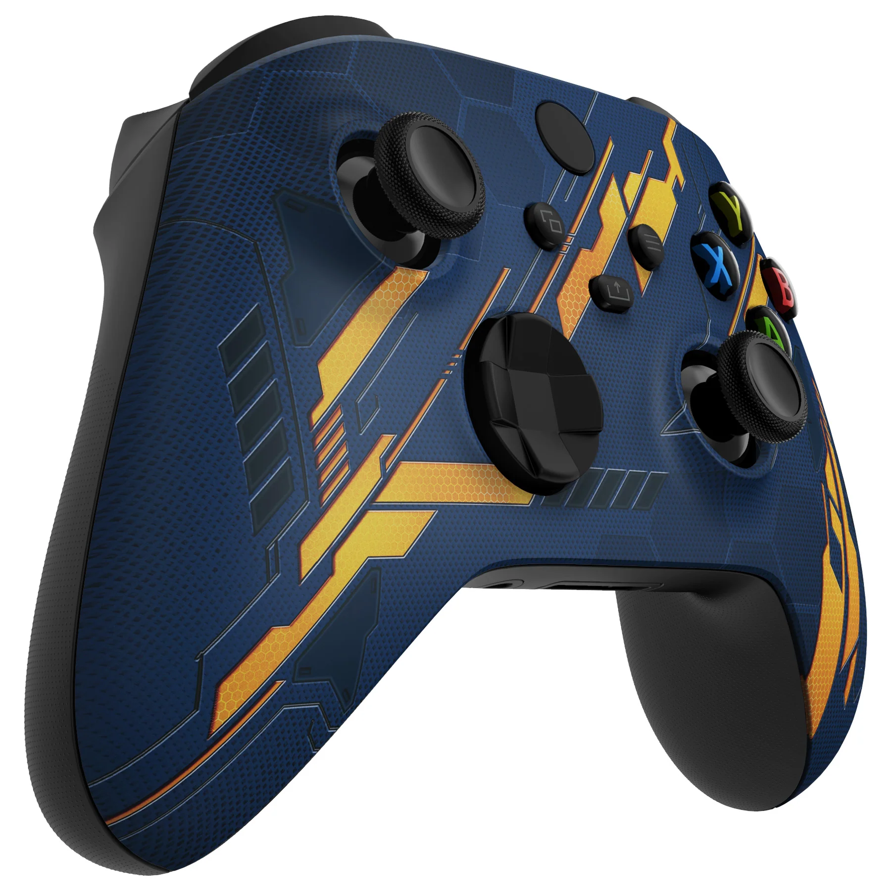 eXtremeRate Replacement Front Housing Shell for Xbox Series X & S Controller - Glow in Dark Orange Mecha - Image 6