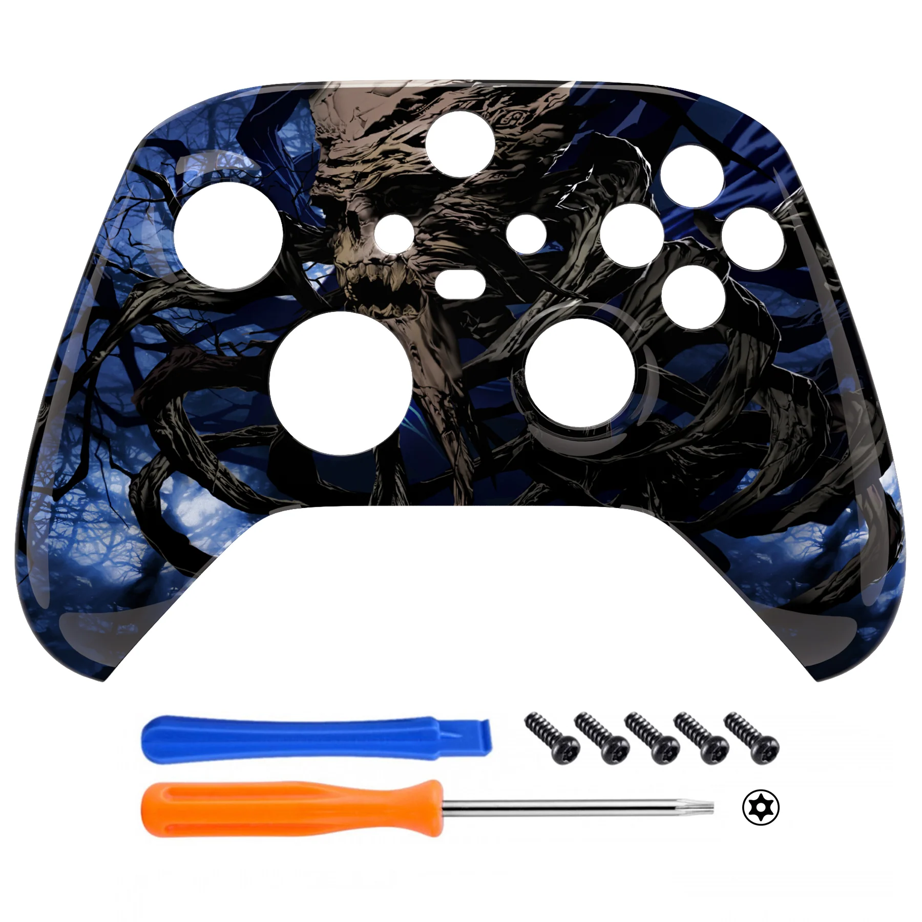 eXtremeRate Replacement Front Housing Shell for Xbox Series X & S Controller - Glow in Dark - The Awakening of the Earth Lord - Image 2