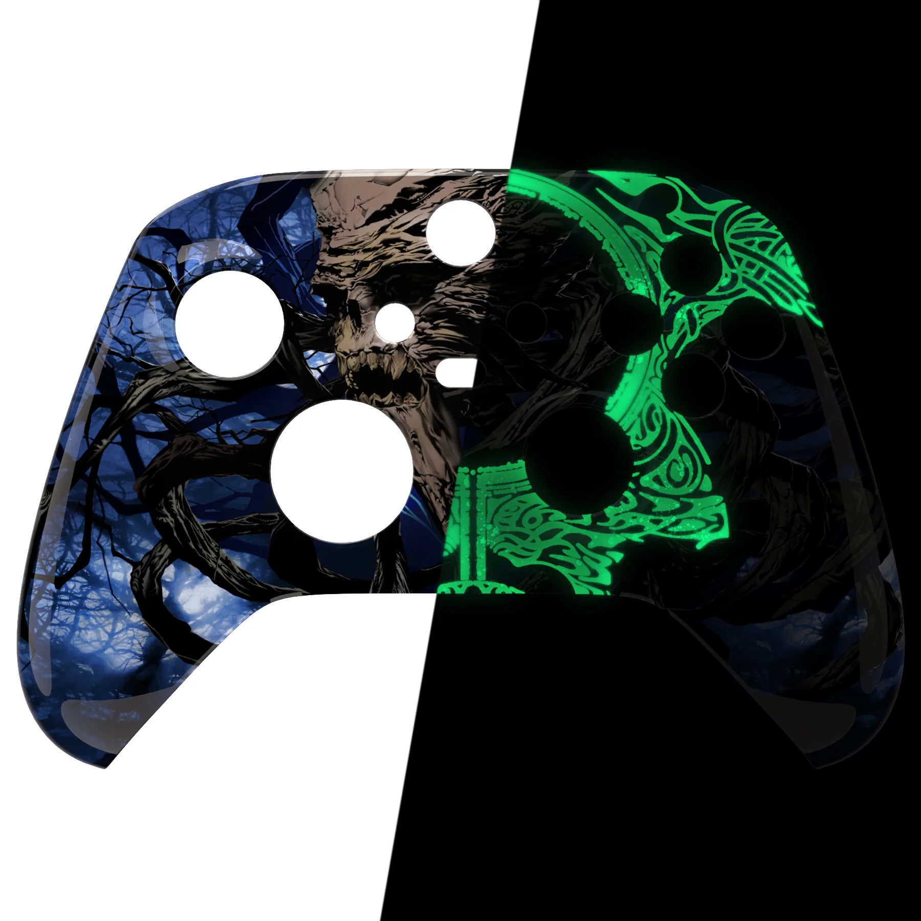 eXtremeRate Replacement Front Housing Shell for Xbox Series X & S Controller - Glow in Dark - The Awakening of the Earth Lord - Image 8