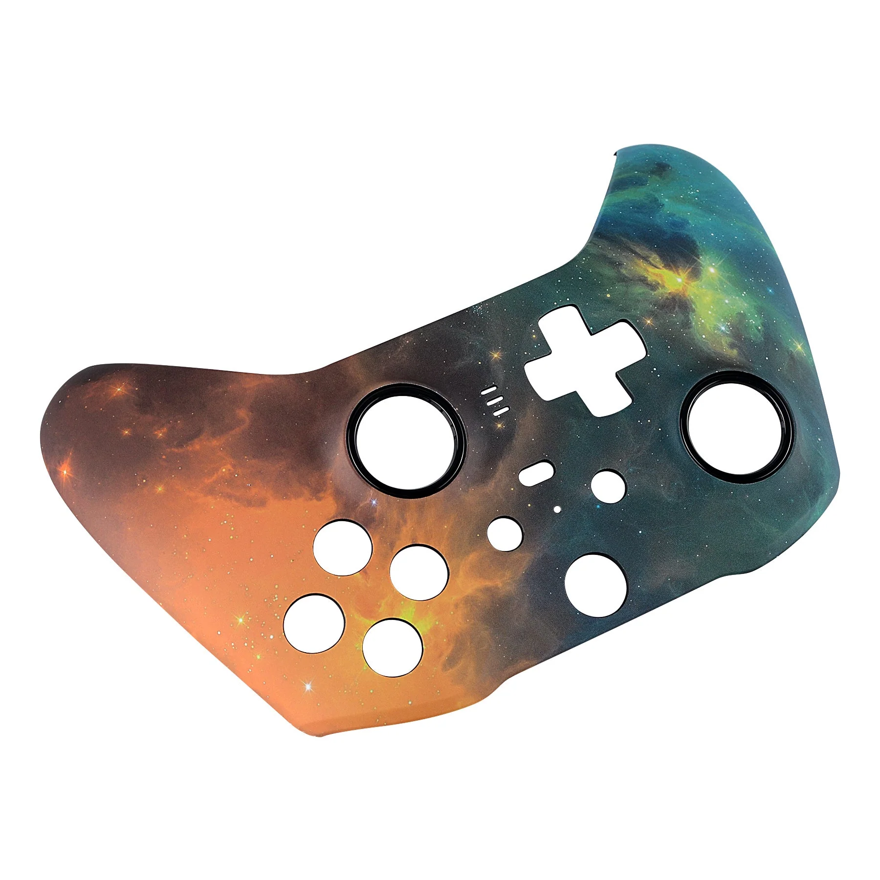 eXtremeRate Replacement Front Housing Shell Case with Accent Rings for Xbox One Elite Series 2 & Elite 2 Core Controller (Model 1797) - Gold Star Universe - Image 9