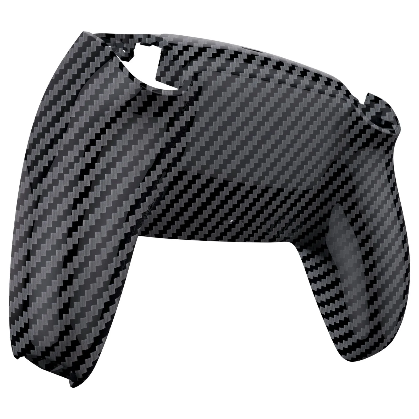 eXtremeRate Replacement Back Housing Bottom Shell Compatible with PS5 Controller BDM-010/020/030/040/050 - Graphite Carbon Fiber - Image 7