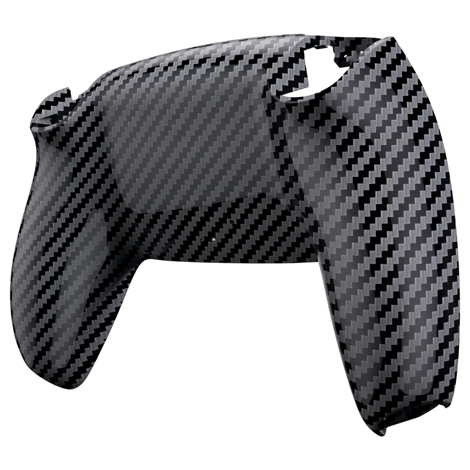 eXtremeRate Replacement Back Housing Bottom Shell Compatible with PS5 Controller BDM-010/020/030/040/050 - Graphite Carbon Fiber - Image 8