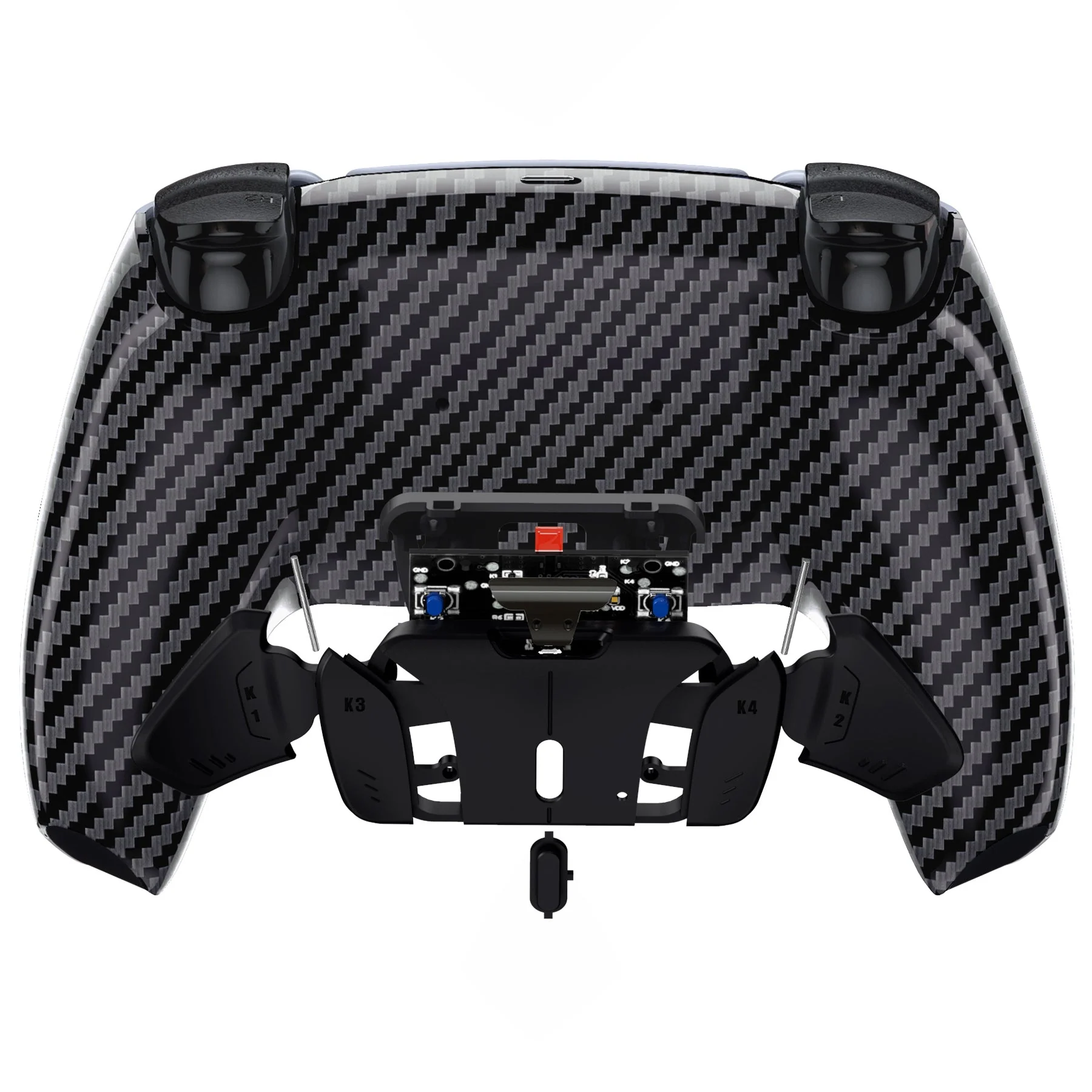 eXtremeRate Remappable RISE4 Remap Kit for PS5 Controller BDM-010/020 - Graphite Carbon Fiber - Image 6
