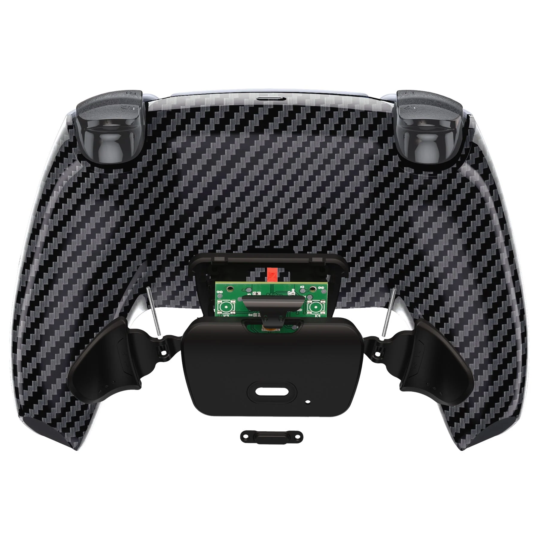 eXtremeRate Remappable Rise 2.0 Remap Kit for PS5 Controller BDM-010 & BDM-020 - Graphite Carbon Fiber - Image 6