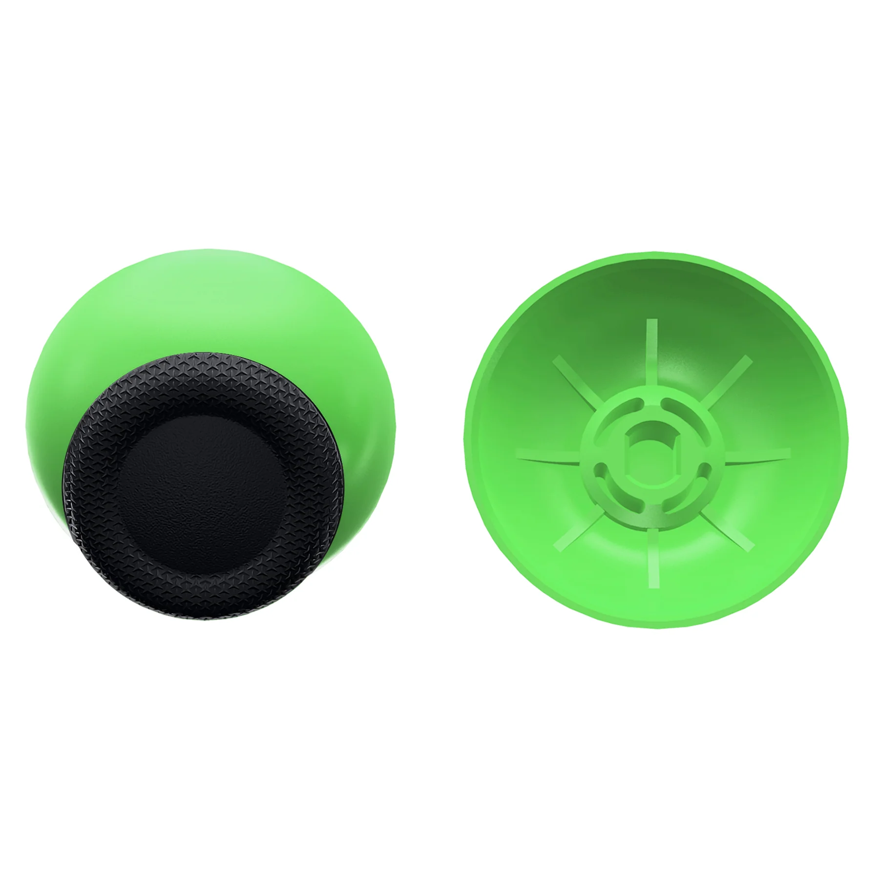 eXtremeRate Replacement Dual-Color Thumbsticks Analog Stick Joystick Compatible with PS5 & PS4 All Model Controller - Green & Black - Image 6