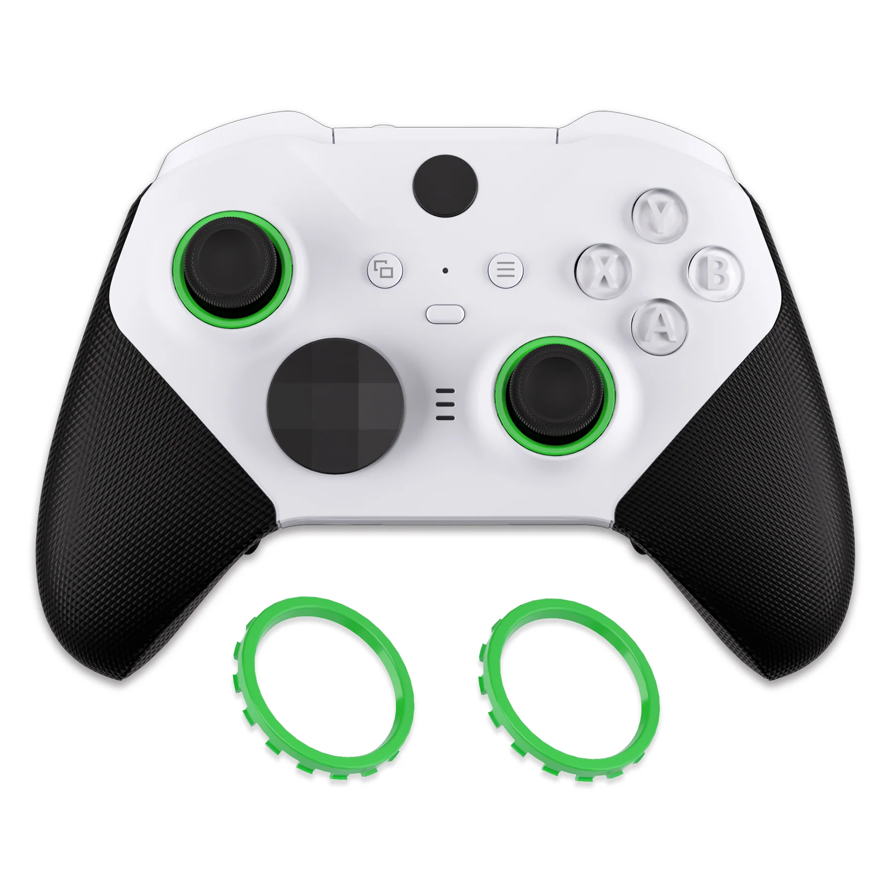eXtremeRate Custom Accent Rings for Xbox Elite Series 2 Core & for Elite Series 2 & for Xbox One Elite Controller, Compatible with eXtremeRate ASR Version Shell for Xbox Series X/S Controller - Green - Image 4