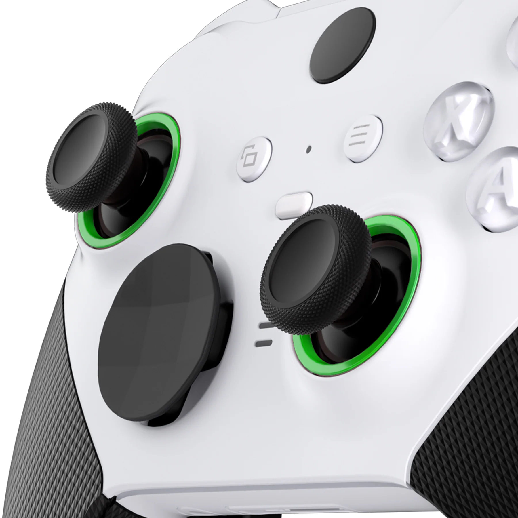 eXtremeRate Custom Accent Rings for Xbox Elite Series 2 Core & for Elite Series 2 & for Xbox One Elite Controller, Compatible with eXtremeRate ASR Version Shell for Xbox Series X/S Controller - Green - Image 7