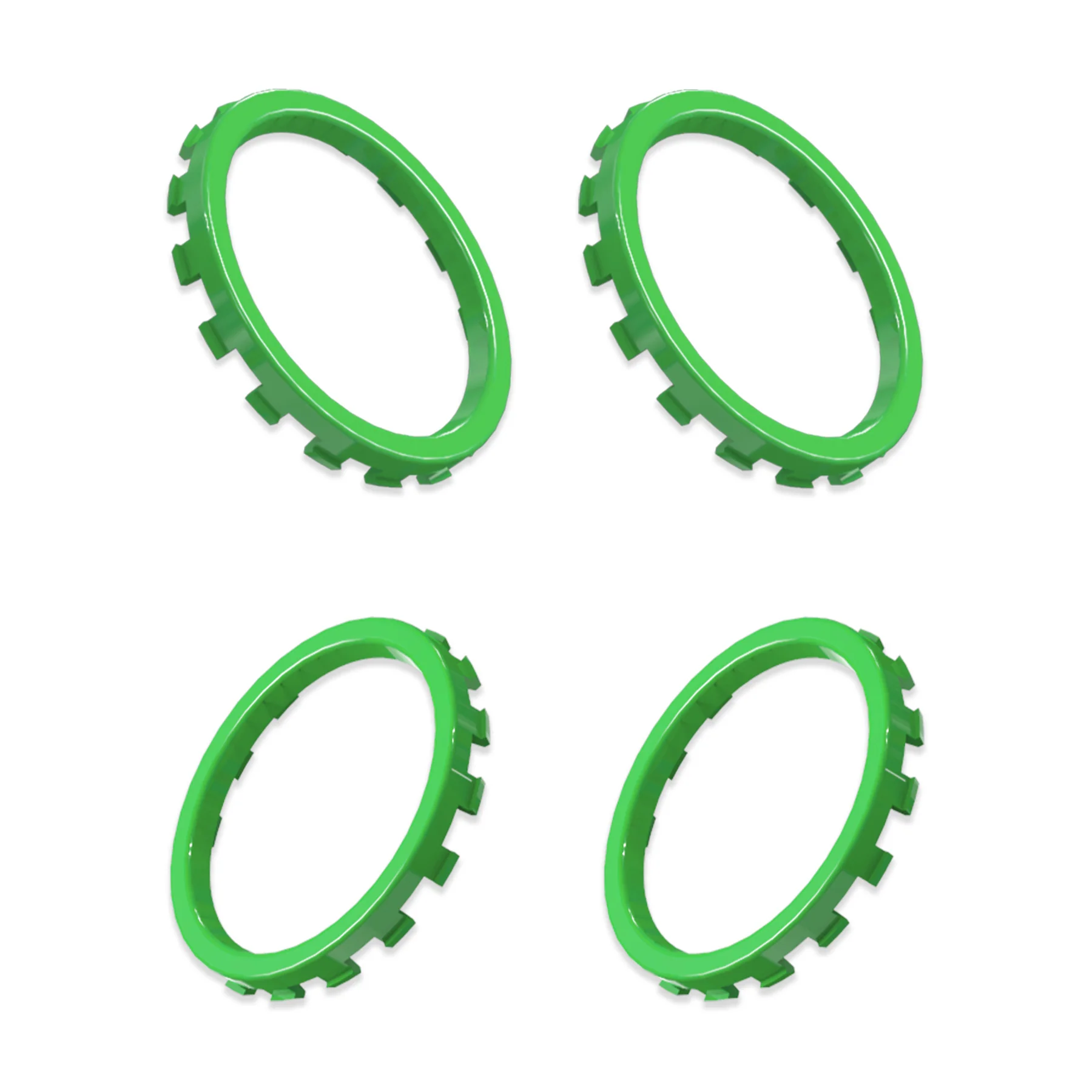 eXtremeRate Custom Accent Rings for Xbox Elite Series 2 Core & for Elite Series 2 & for Xbox One Elite Controller, Compatible with eXtremeRate ASR Version Shell for Xbox Series X/S Controller - Green - Image 8