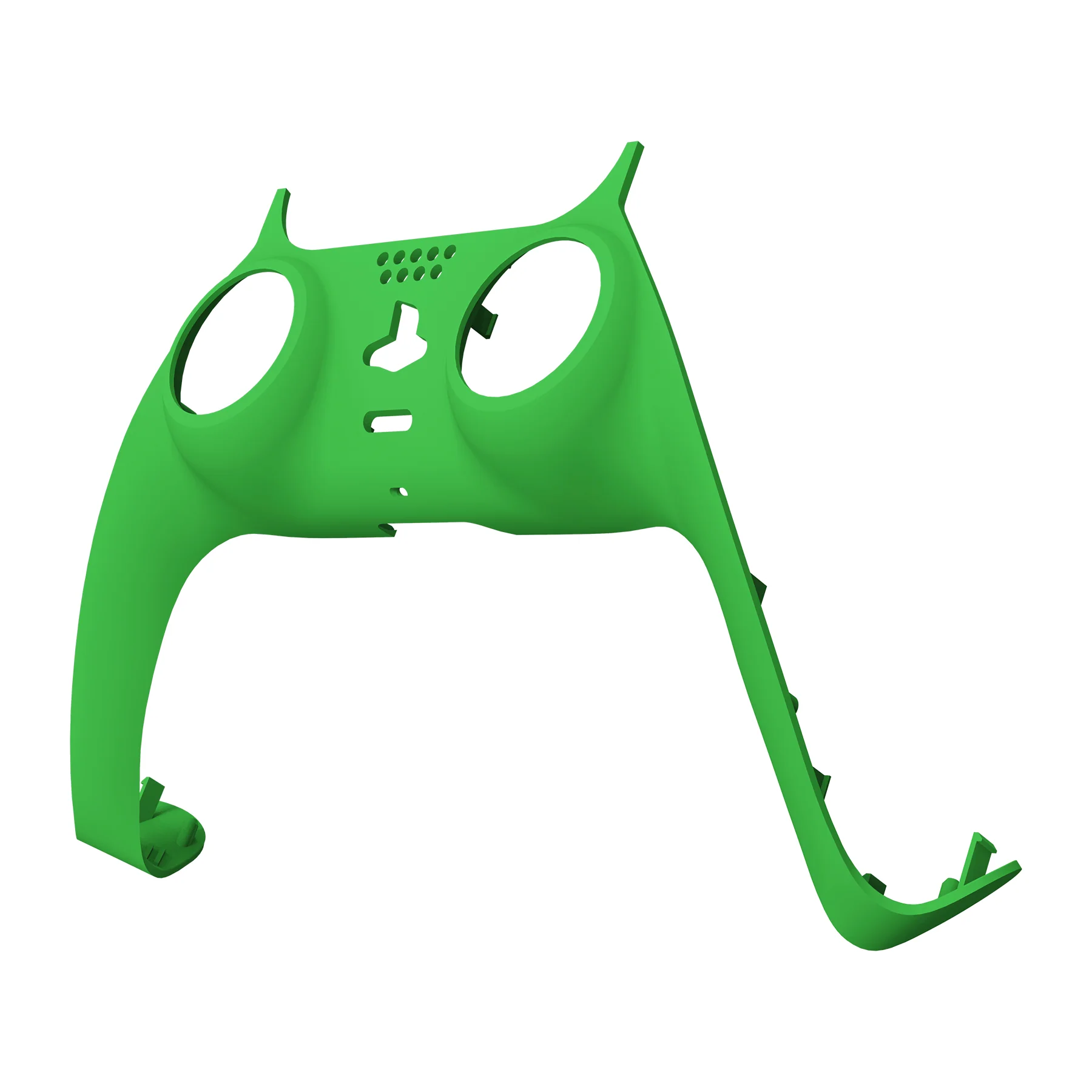 eXtremeRate Replacement Decorative Trim Shell with Accent Rings Compatible with PS5 Controller BDM-010/020/030/040/050 - Green - Image 8