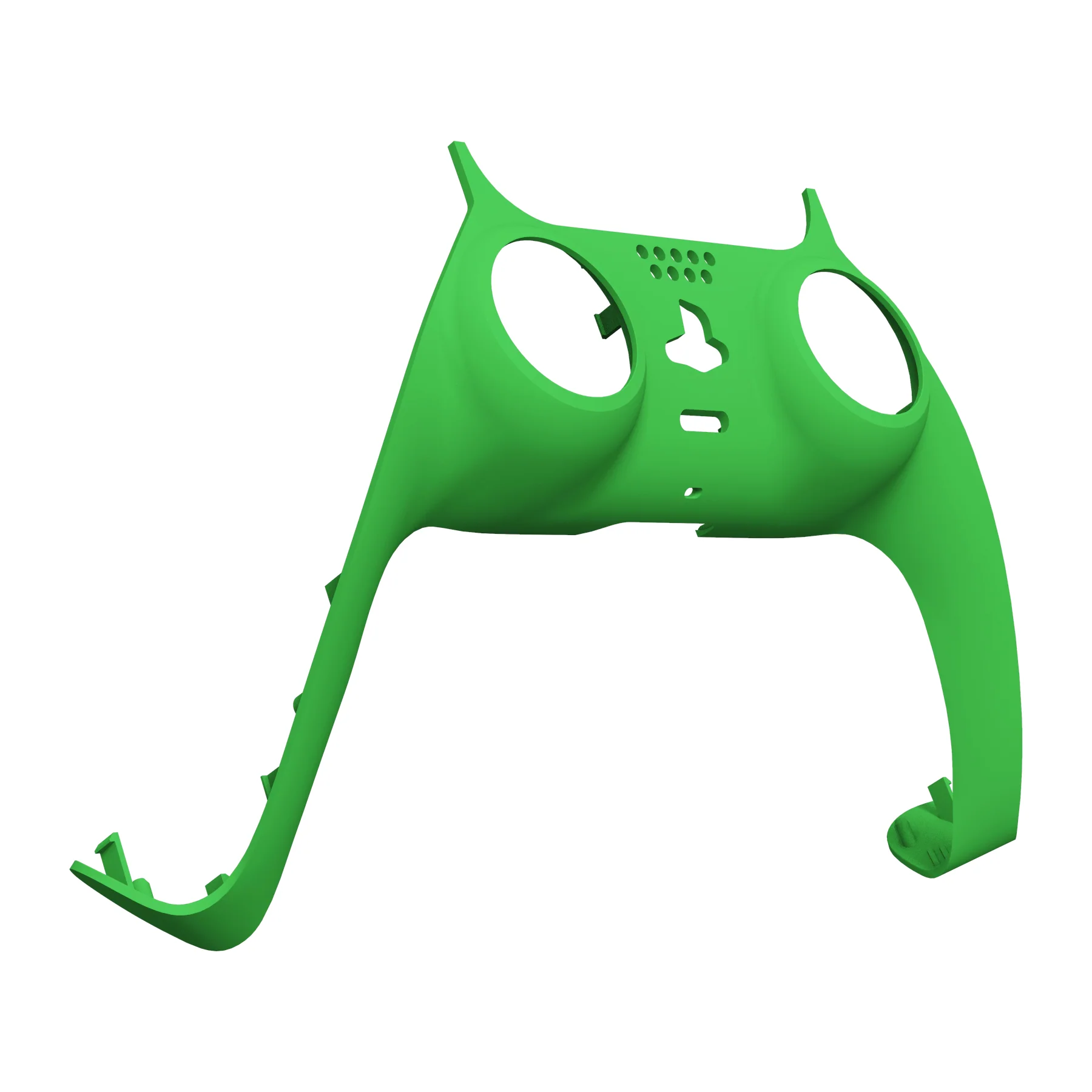 eXtremeRate Replacement Decorative Trim Shell with Accent Rings Compatible with PS5 Controller BDM-010/020/030/040/050 - Green - Image 9