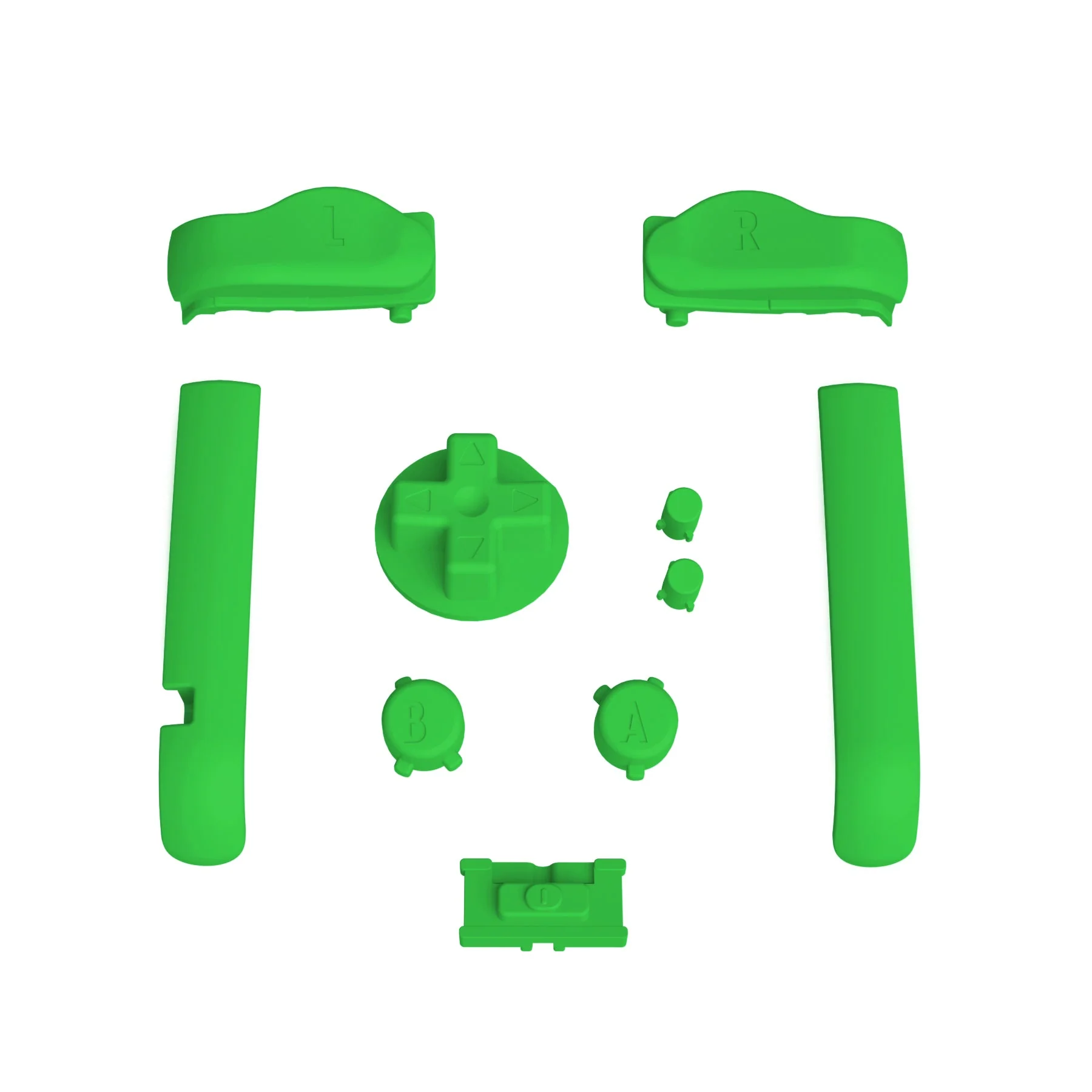 eXtremeRate GBA Replacement Full Set Buttons for Gameboy Advance - Green - Image 2