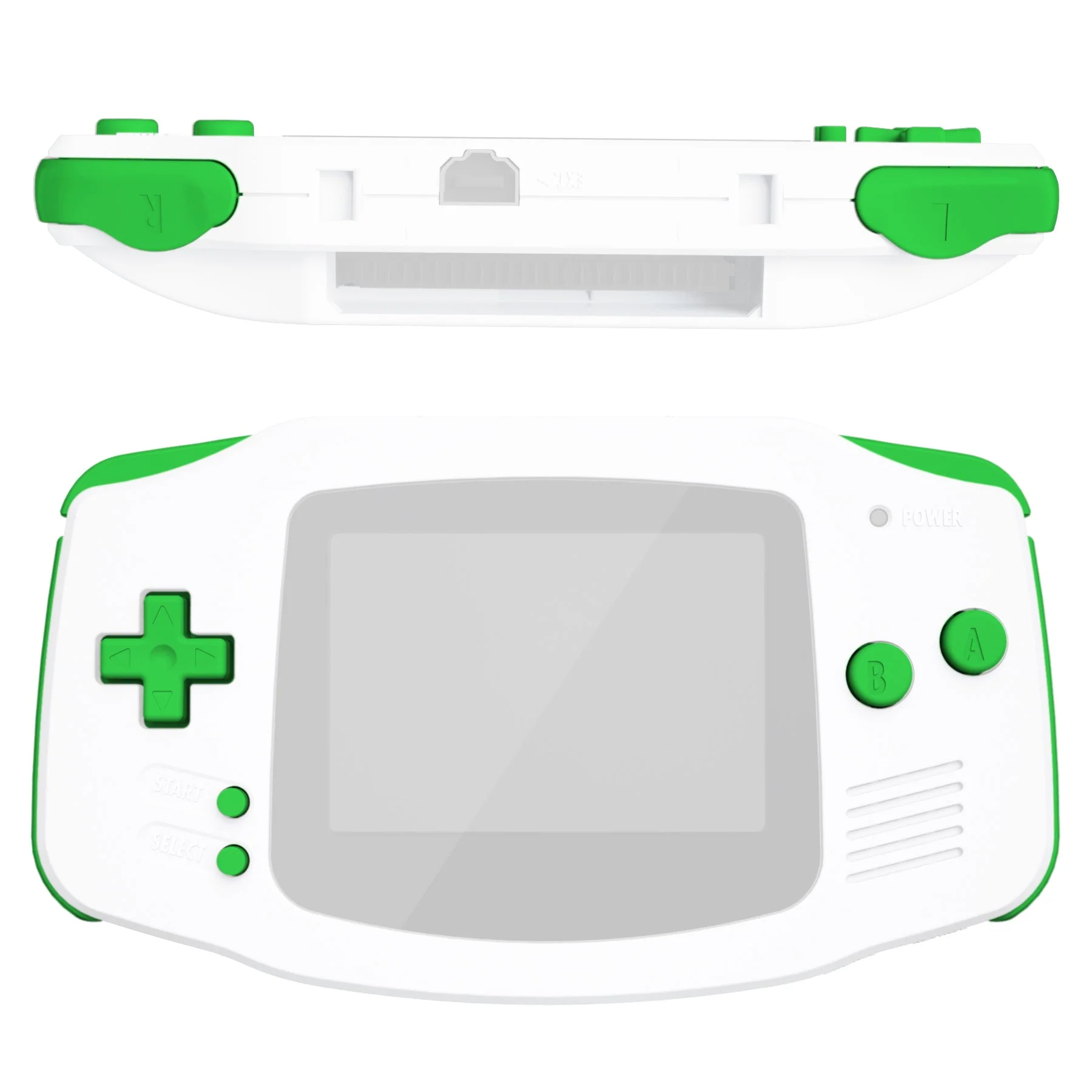 eXtremeRate GBA Replacement Full Set Buttons for Gameboy Advance - Green - Image 4