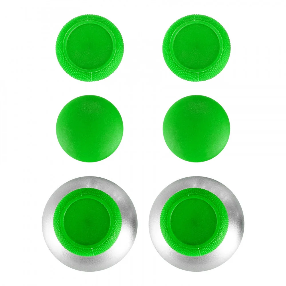 eXtremeRate 8 in 1 Metal Magnetic Thumbsticks Analog Joysticks with Carry Case for Xbox One & Xbox One Elite & Xbox One X/S & PS4 Slim Pro Controller - Green - Image 5