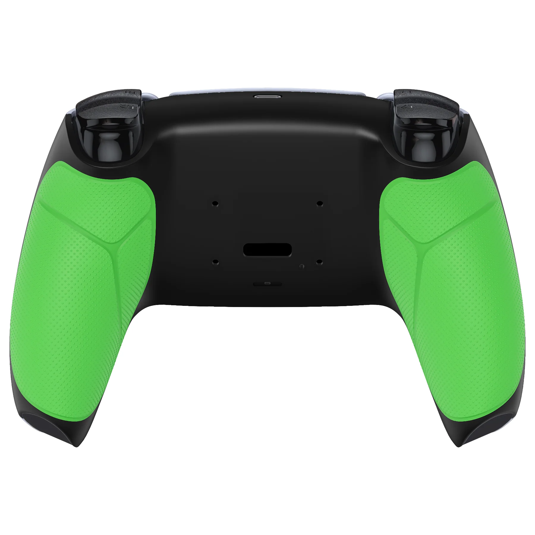 eXtremeRate Performance Grip Redesigned Back Shell for eXtremeRate RISE Remap Kit, Compatible with PS5 Controller - Rubberized Green - Image 2