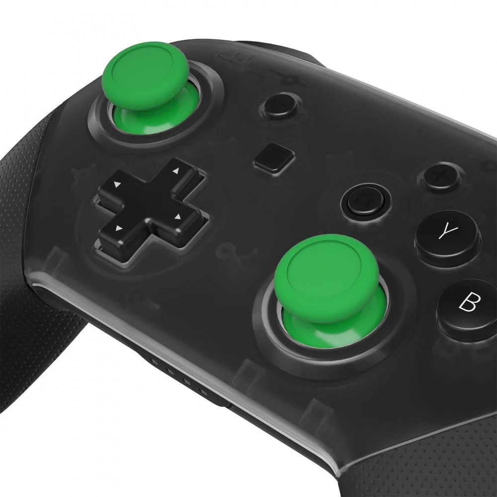 eXtremeRate Replacement 3D Joystick Thumbsticks for Nintendo Switch Pro Controller - Green - Image 2