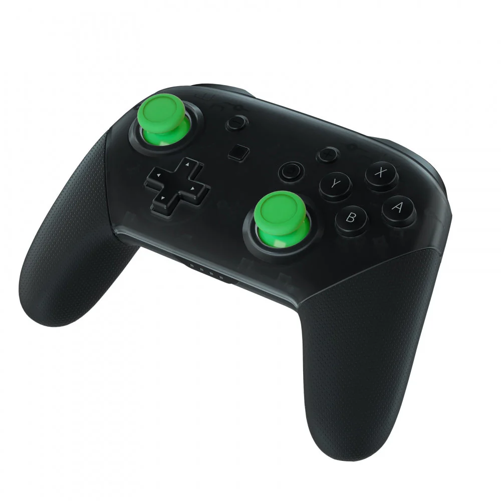 eXtremeRate Replacement 3D Joystick Thumbsticks for Nintendo Switch Pro Controller - Green - Image 3