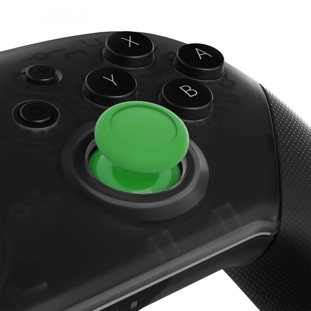 eXtremeRate Replacement 3D Joystick Thumbsticks for Nintendo Switch Pro Controller - Green - Image 4