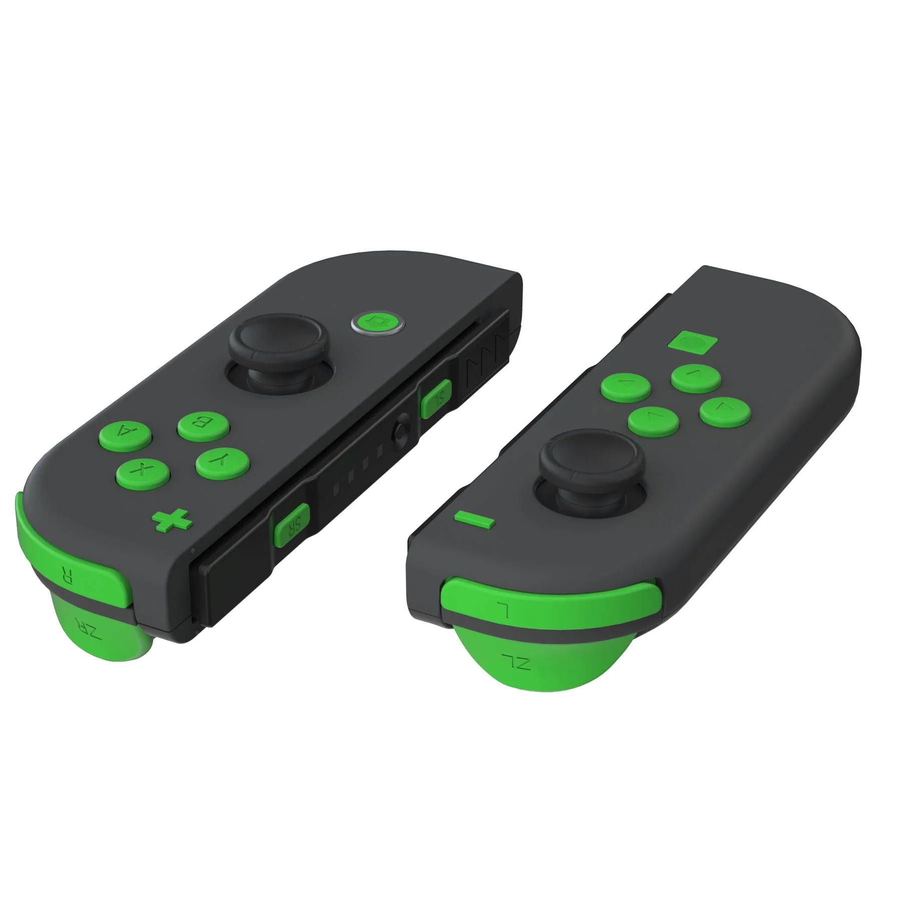 eXtremeRate Replacement Full Set Buttons for Joycon of NS Switch - Green - Image 4
