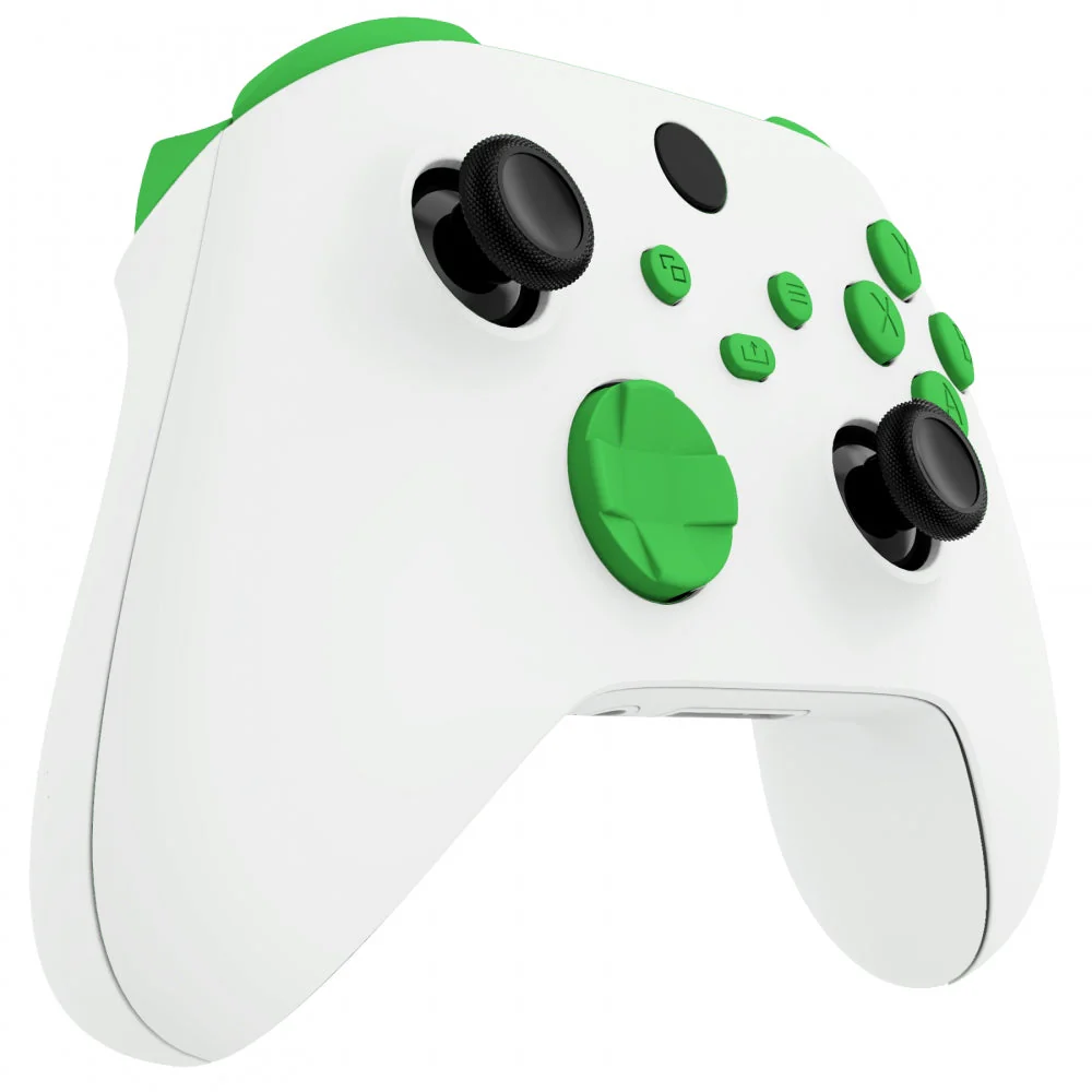 eXtremeRate Replacement Full Set Buttons for Xbox Series X & S Controller - Green - Image 5