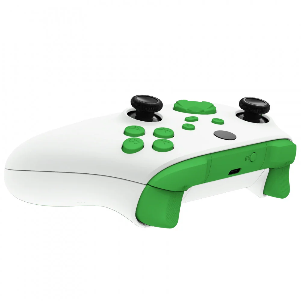 eXtremeRate Replacement Full Set Buttons for Xbox Series X & S Controller - Green - Image 6