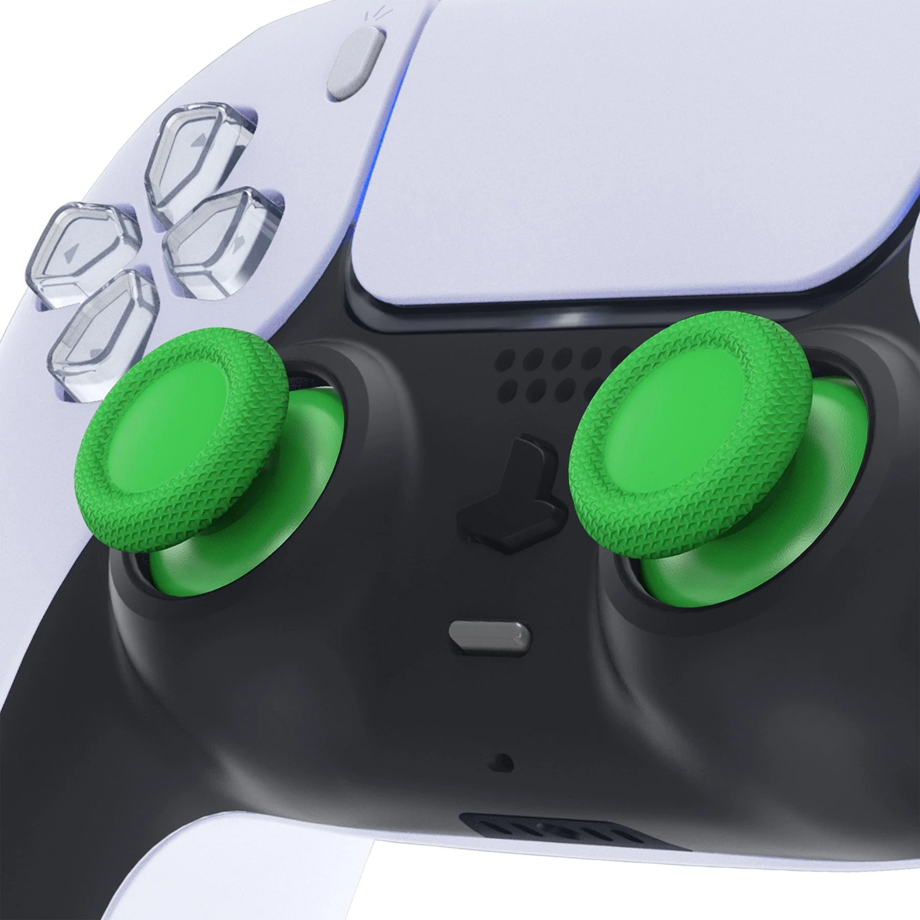 eXtremeRate Replacement Thumbsticks Analog Stick Joystick Compatible with PS5 & PS4 All Model Controller - Green - Image 2