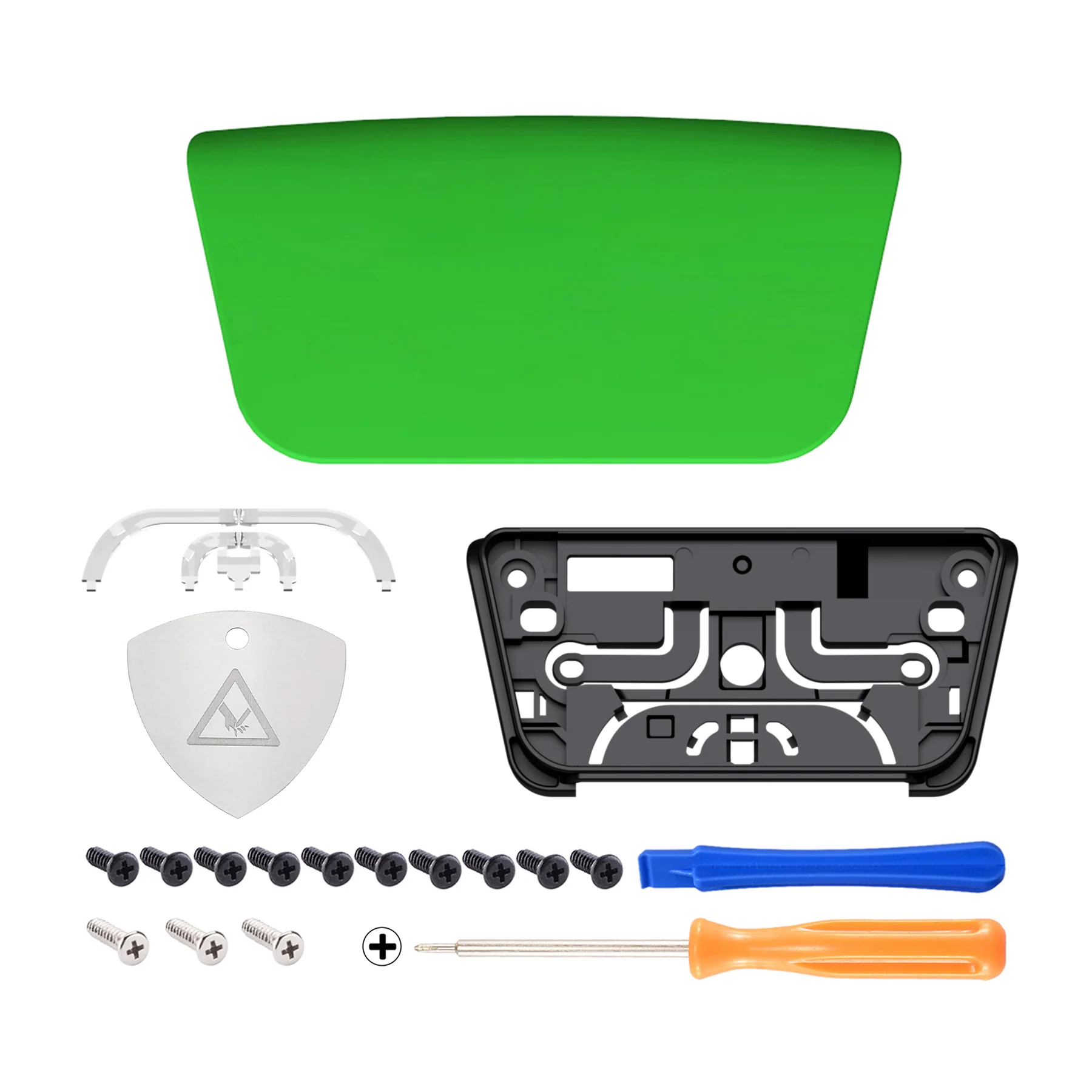eXtremeRate Replacement Custom Touchpad Cover Compatible with PS5 Controller BDM-010/020/030/040/050/060 - Green - Image 2