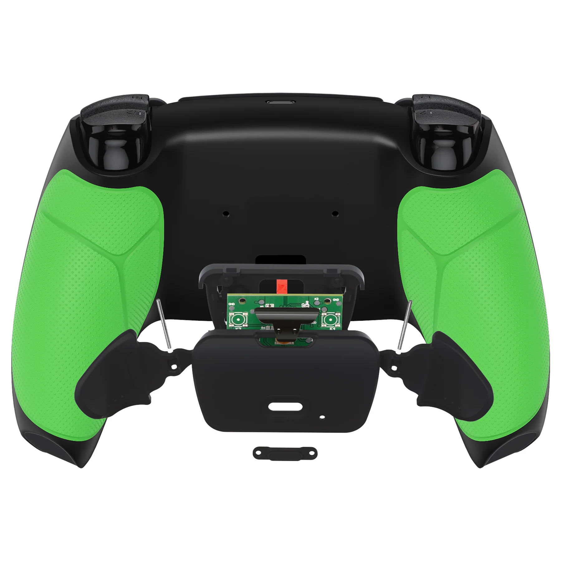 eXtremeRate Remappable Rise 2.0 Remap Kit for PS5 Controller BDM-010 & BDM-020 - Rubberized Green - Image 6