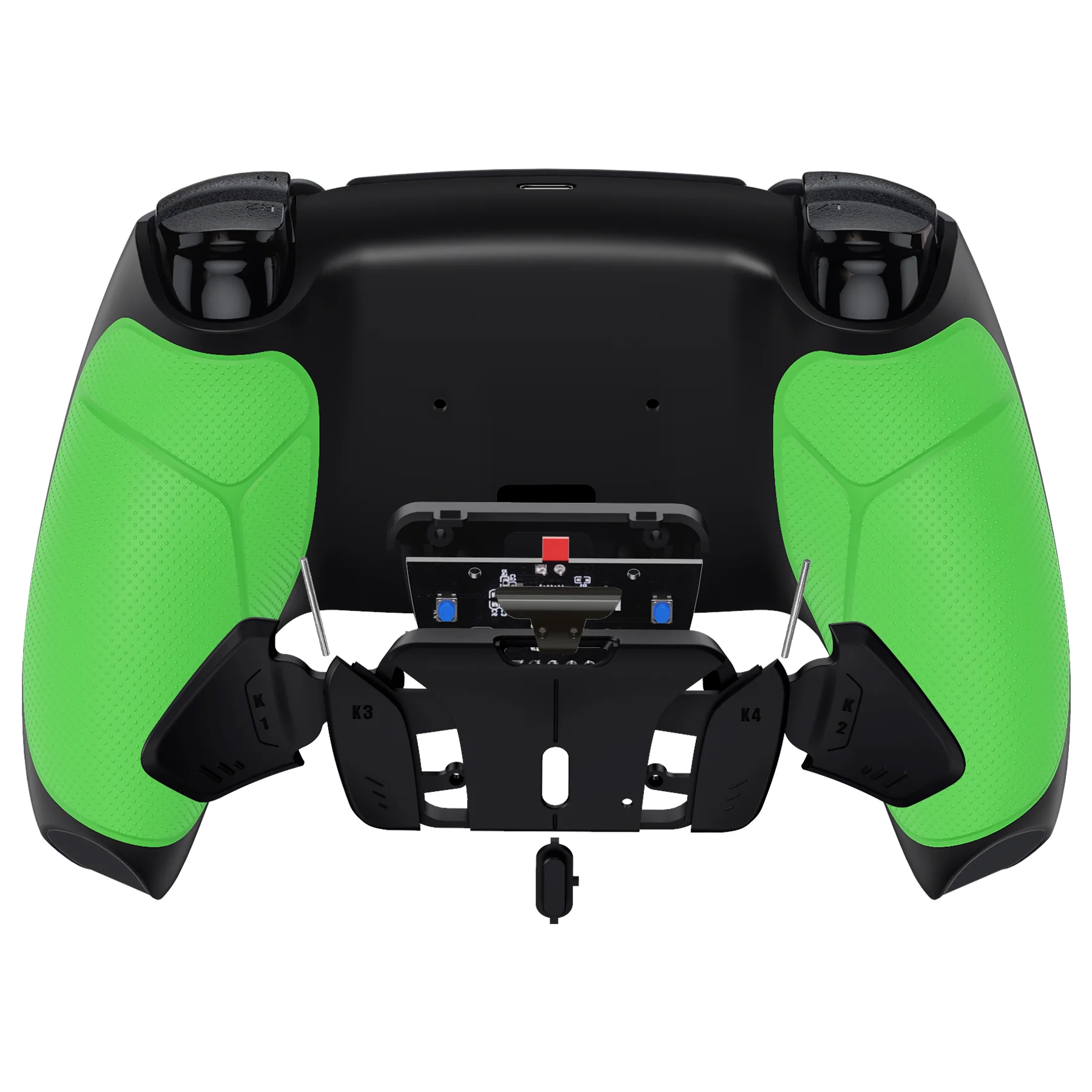 eXtremeRate Remappable RISE4 Remap Kit for PS5 Controller BDM-010/020 - Rubberized Green - Image 6