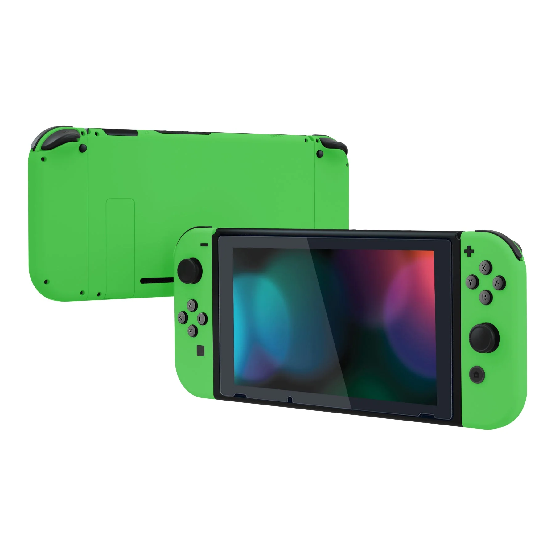 eXtremeRate Replacement Full Set Shells with Buttons for Nintendo Switch - Green - Image 6